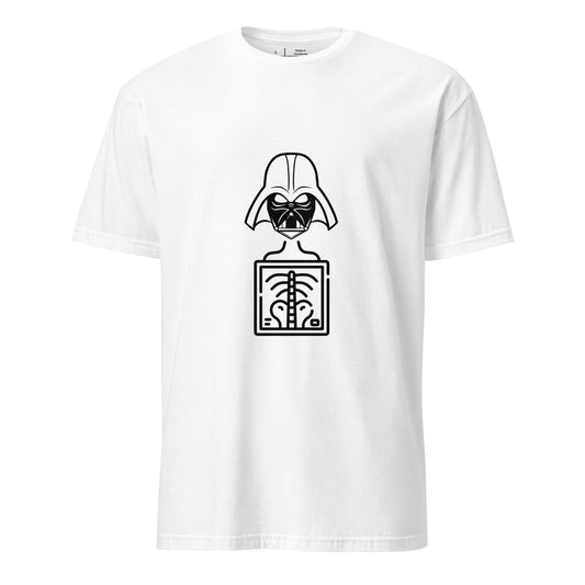 Darth X - The Dark Side Exposed - Short-Sleeve Unisex T-Shirt - Graphic Tee - White - Front