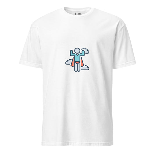 Hero - Up, Up And Away! - Short-Sleeve Unisex T-Shirt - Graphic Tee - White - Front