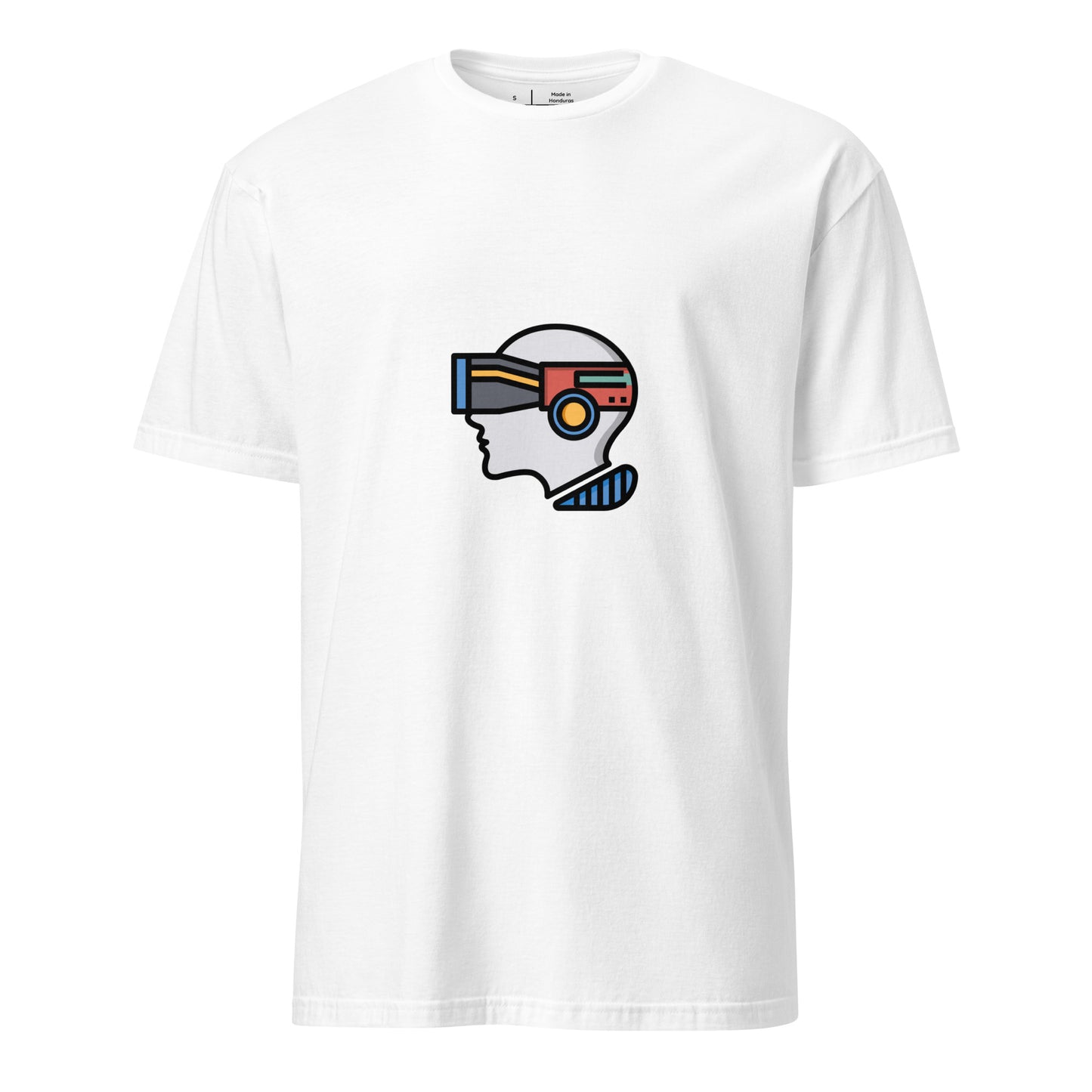 Virtual - Plug Into Another World - Short-Sleeve Unisex T-Shirt - Graphic Tee - White - Front