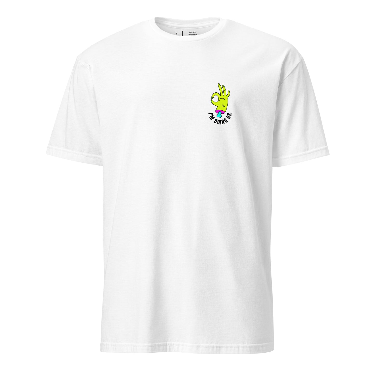 I'm OK - Zombie Hand - Short-Sleeve Unisex T-Shirt - Graphic Tee - White - Front