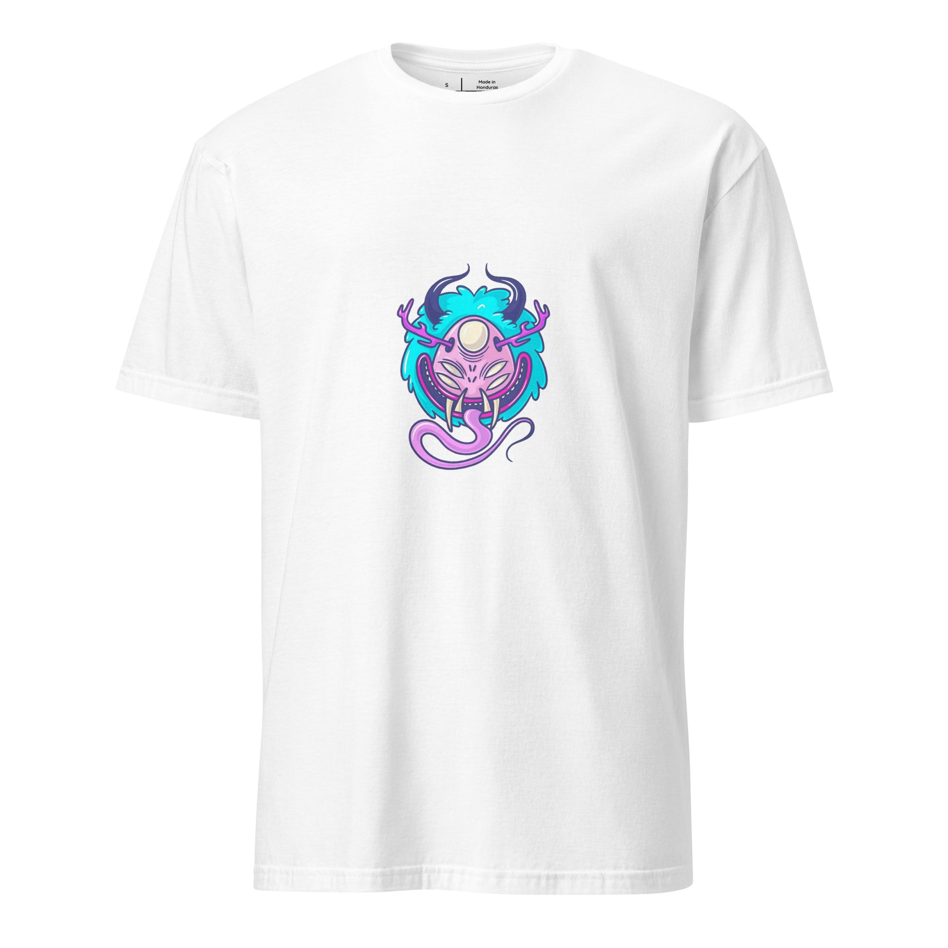 Monsta 2 - Urban Monsta Collection - Short-Sleeve Unisex T-Shirt - Graphic Tee - White - Front