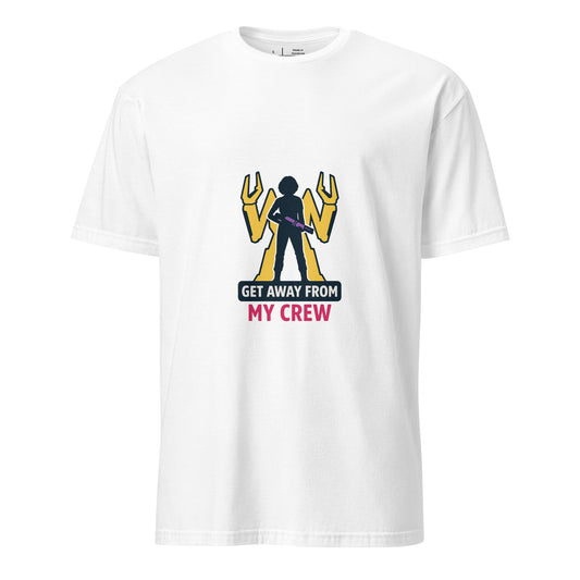 Get Away From My Crew — Ripley’s Fierce Protector - Short-Sleeve Unisex T-Shirt - Graphic Tee - White - Front