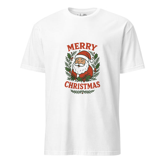 Merry Christmas - Holiday Cheer - Short-Sleeve Unisex T-Shirt - Graphic Tee - White - Front