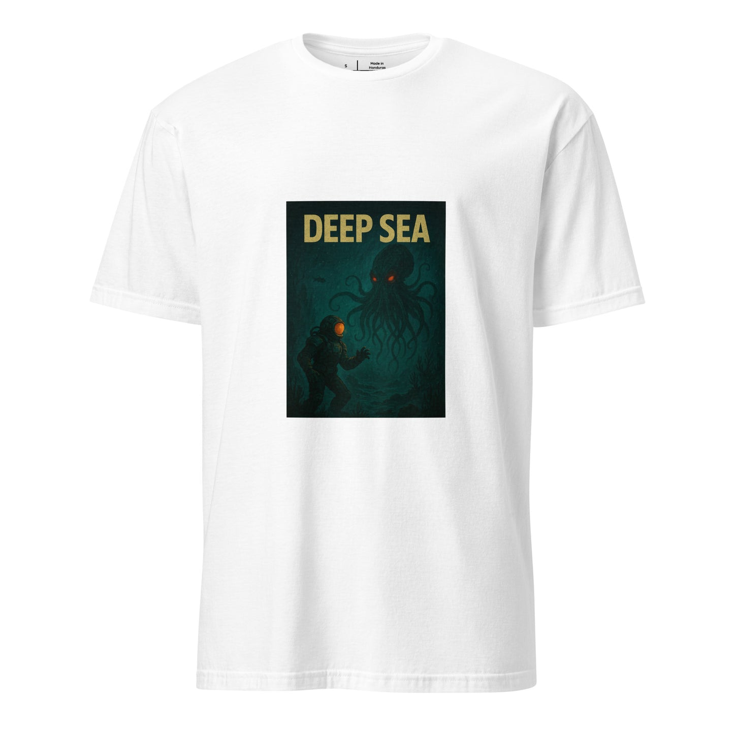 Deep Sea - Oceanic Mystery - Short-Sleeve Unisex T-Shirt - Graphic Tee - White - Front