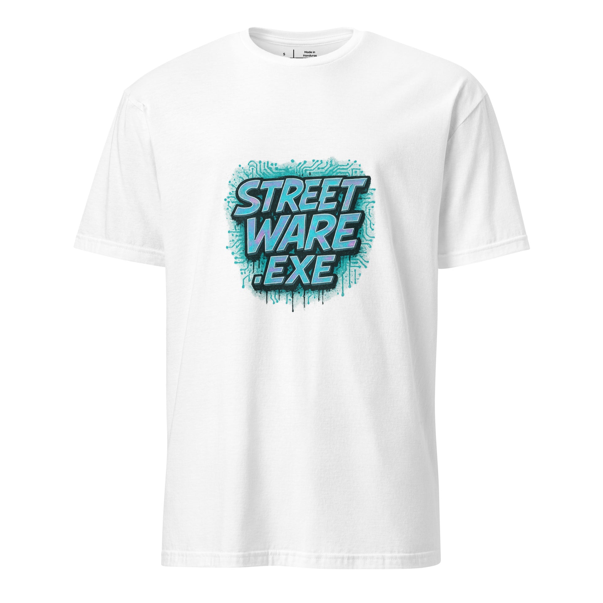 Streetware.exe - Digital Precision - Short-Sleeve Unisex T-Shirt - Graphic Tee - White - Front