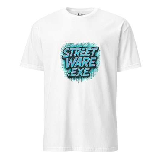Streetware.exe - Digital Precision - Short-Sleeve Unisex T-Shirt - Graphic Tee - White - Front