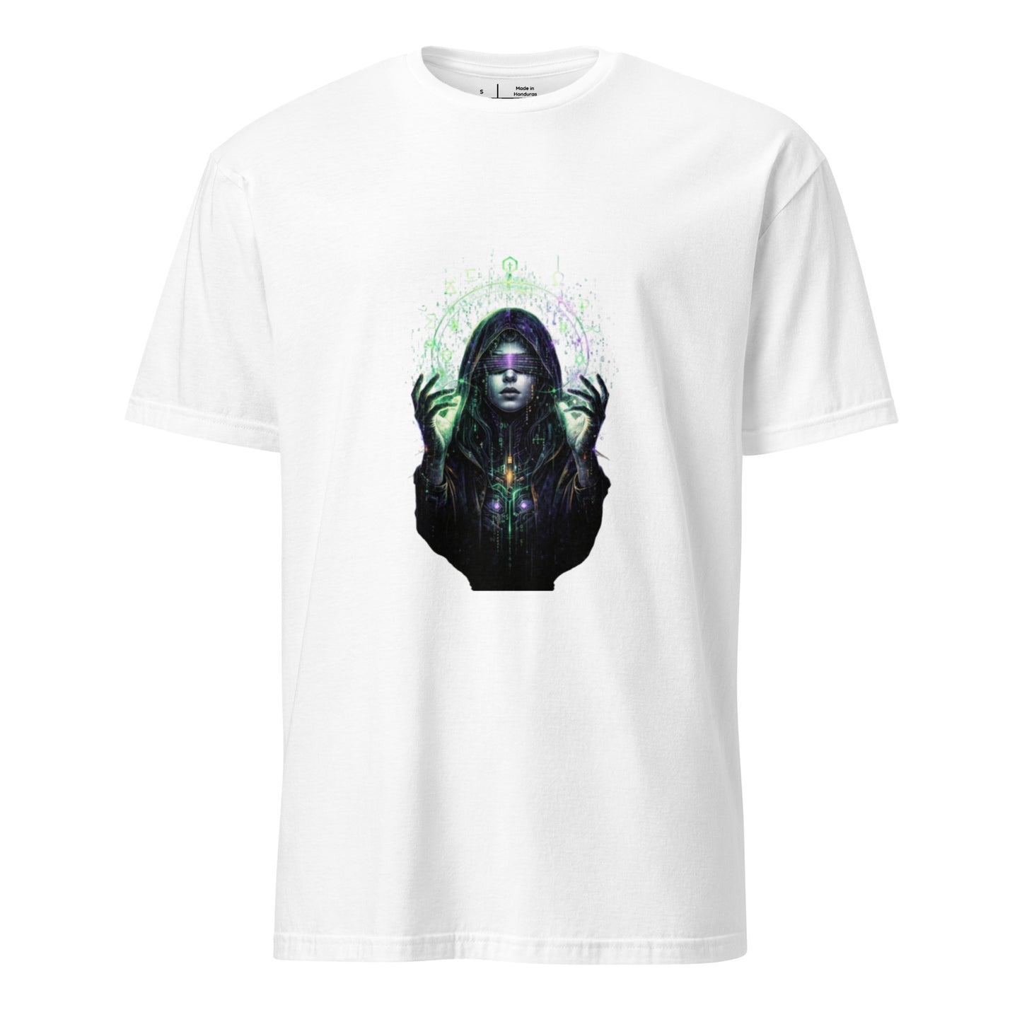Cover Up Oracle: System Override - Short-Sleeve Unisex T-Shirt - Graphic Tee - White - Front