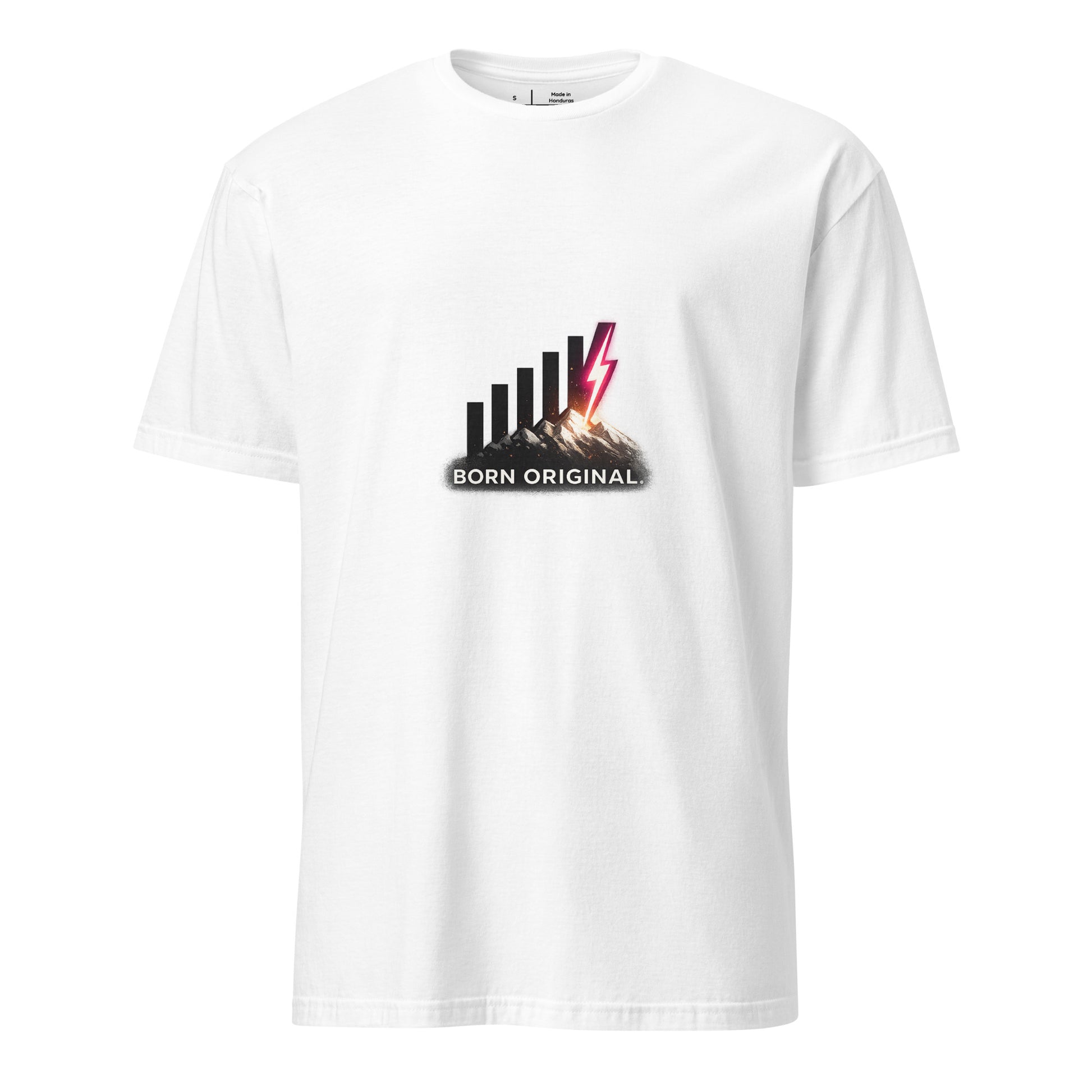 Born Original – Individuality - Short-Sleeve Unisex T-Shirt - Graphic Tee - White - Front