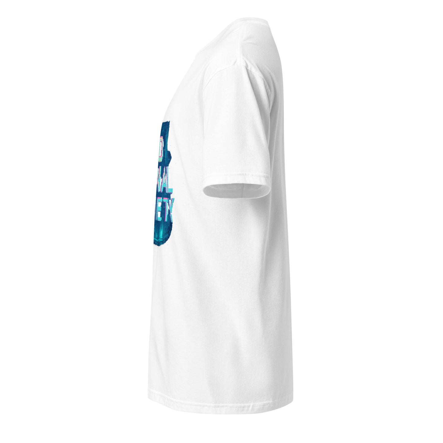 No Signal Society - Digital Detox - Short-Sleeve Unisex T-Shirt - Graphic Tee - White - Left side