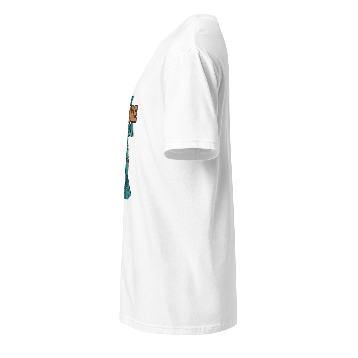 The Future Is Now - Futuristic Neon Tech - Short-Sleeve Unisex T-Shirt - Graphic Tee - White - Left side