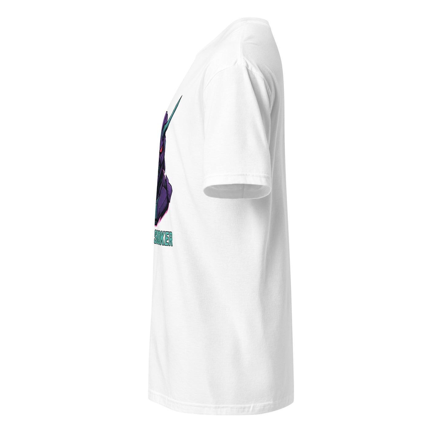 Mecha - Humanoid Mech - Short-Sleeve Unisex T-Shirt - Graphic Tee - White - Left side