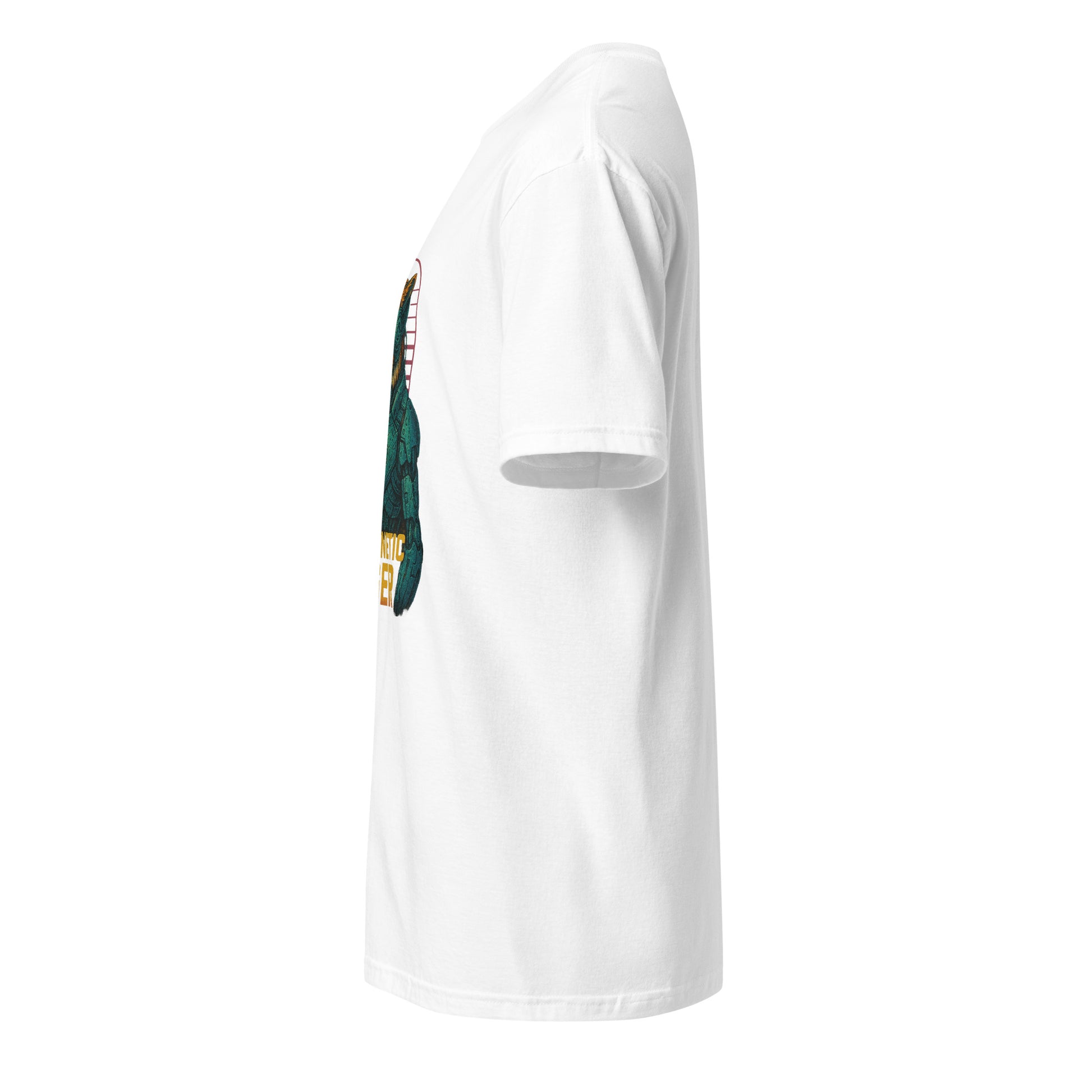 Cybernetic Tiger - Futuristic Ferocity - Short-Sleeve Unisex T-Shirt - Graphic Tee - White - Left side