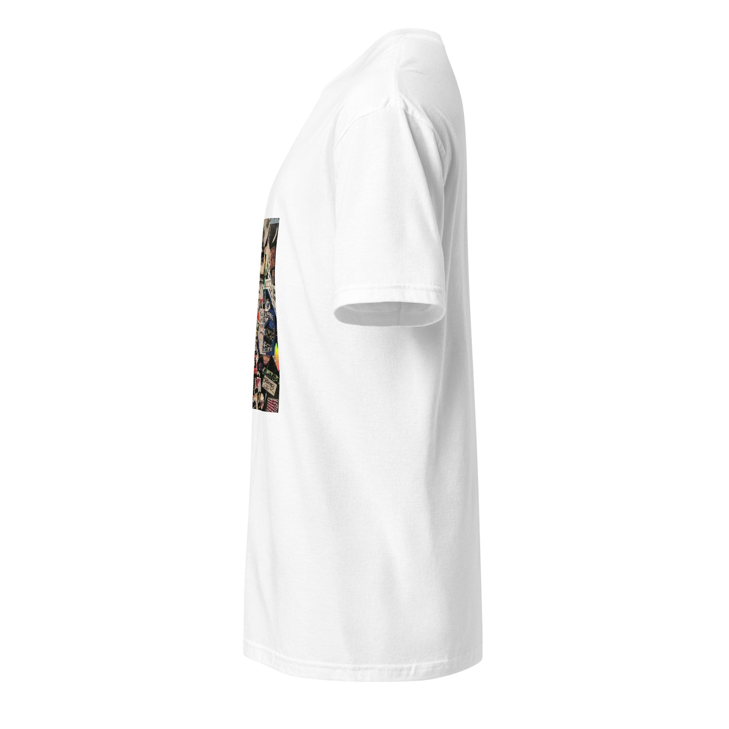 Graffiti - Street Art - Short-Sleeve Unisex T-Shirt - Graphic Tee - White - Left side