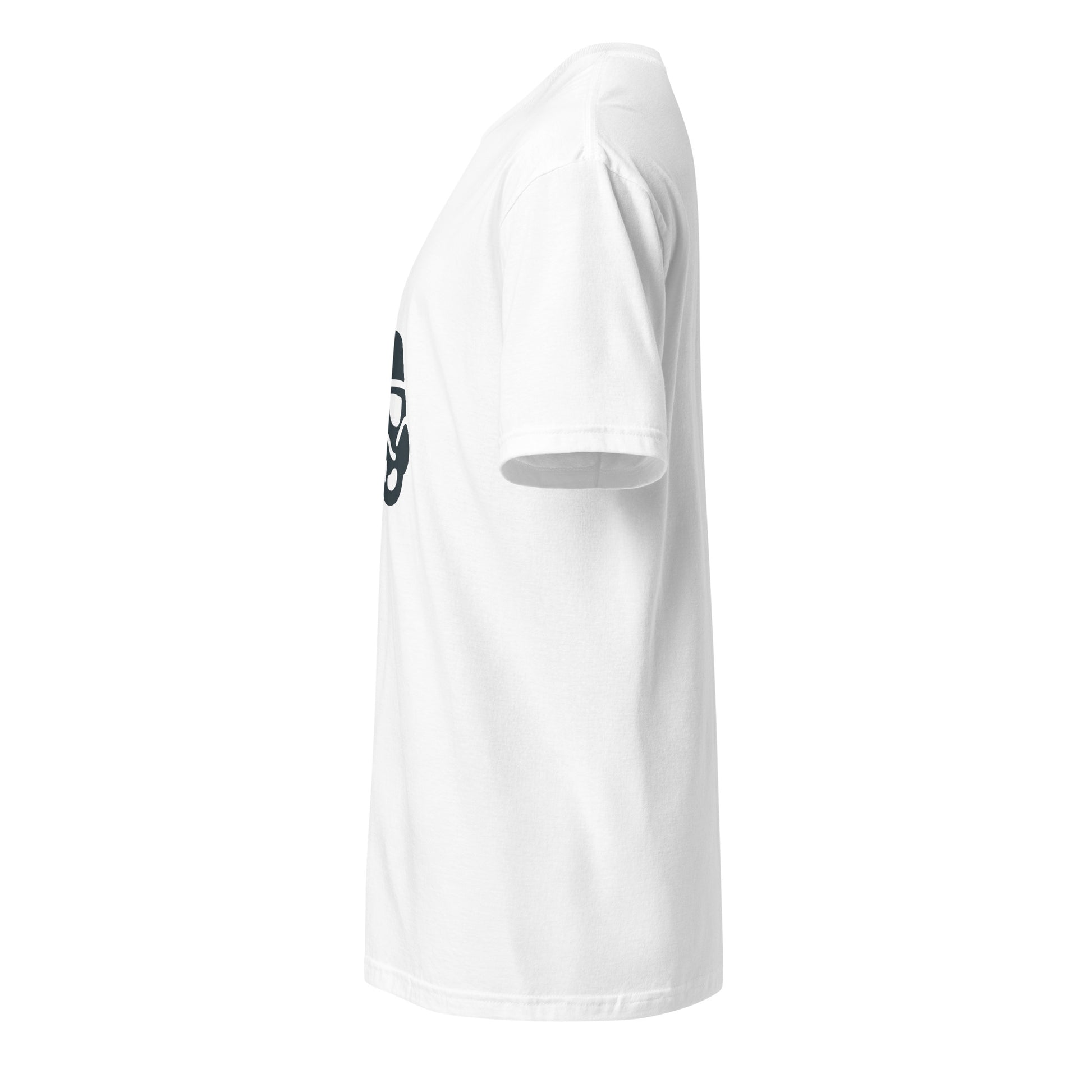 Trooper - Minimalist Galactic Grunt - Short-Sleeve Unisex T-Shirt - Graphic Tee - White - Left side