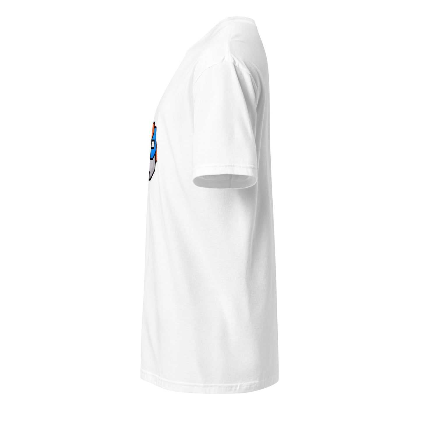Defender - The Guardian Bot - Short-Sleeve Unisex T-Shirt - Graphic Tee - White - Left side