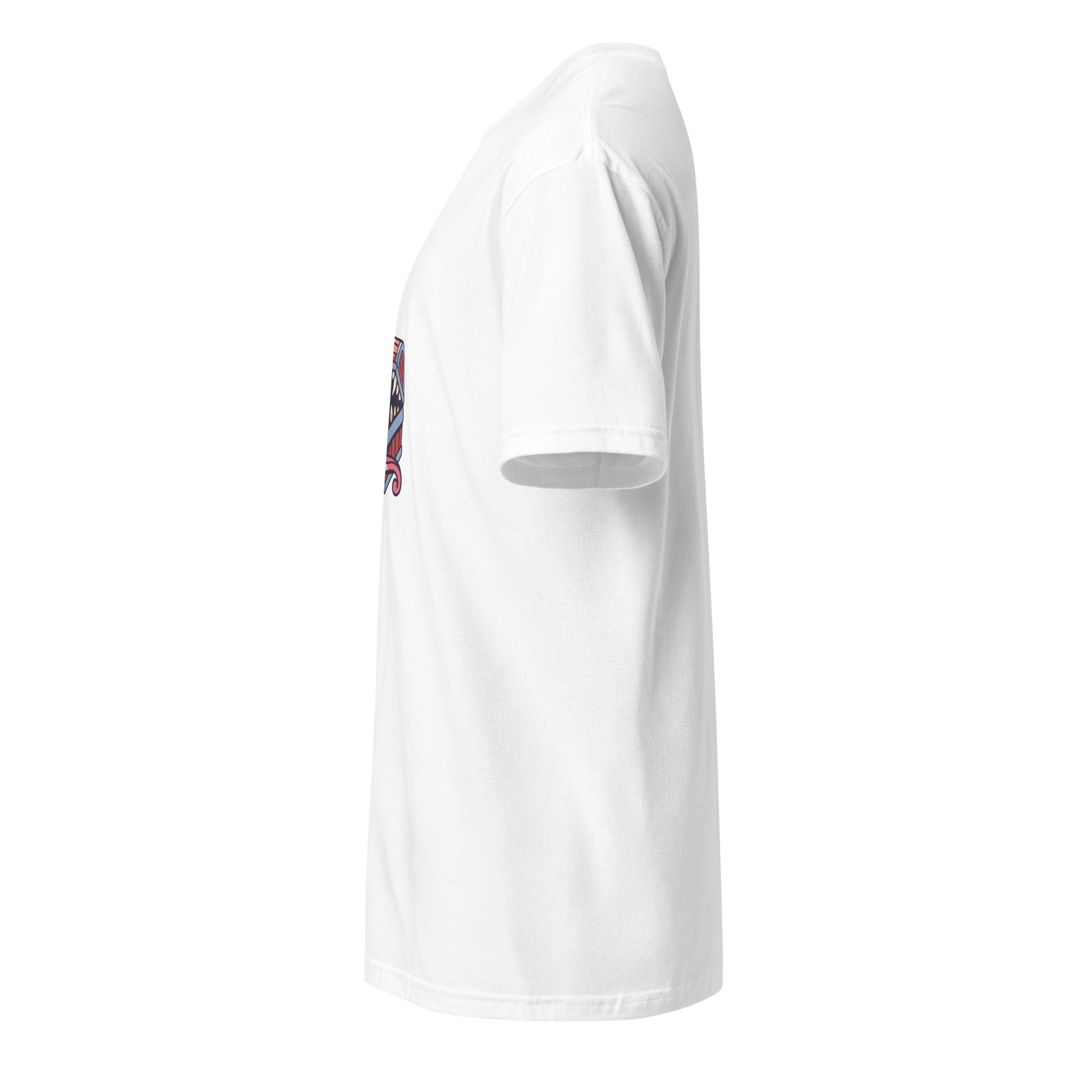 Treasure Chest - Monster Chest Design - Short-Sleeve Unisex T-Shirt - Graphic Tee - White - Left side