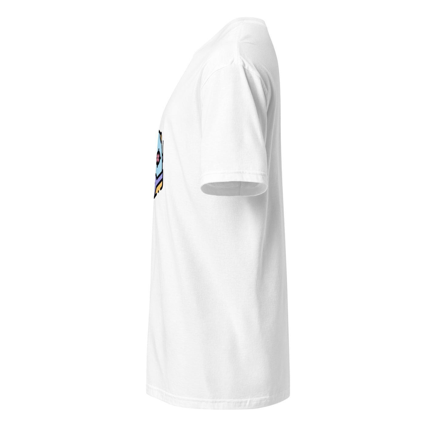 Cyber Helmet - Target Acquired - Short-Sleeve Unisex T-Shirt - Graphic Tee - White - Left side