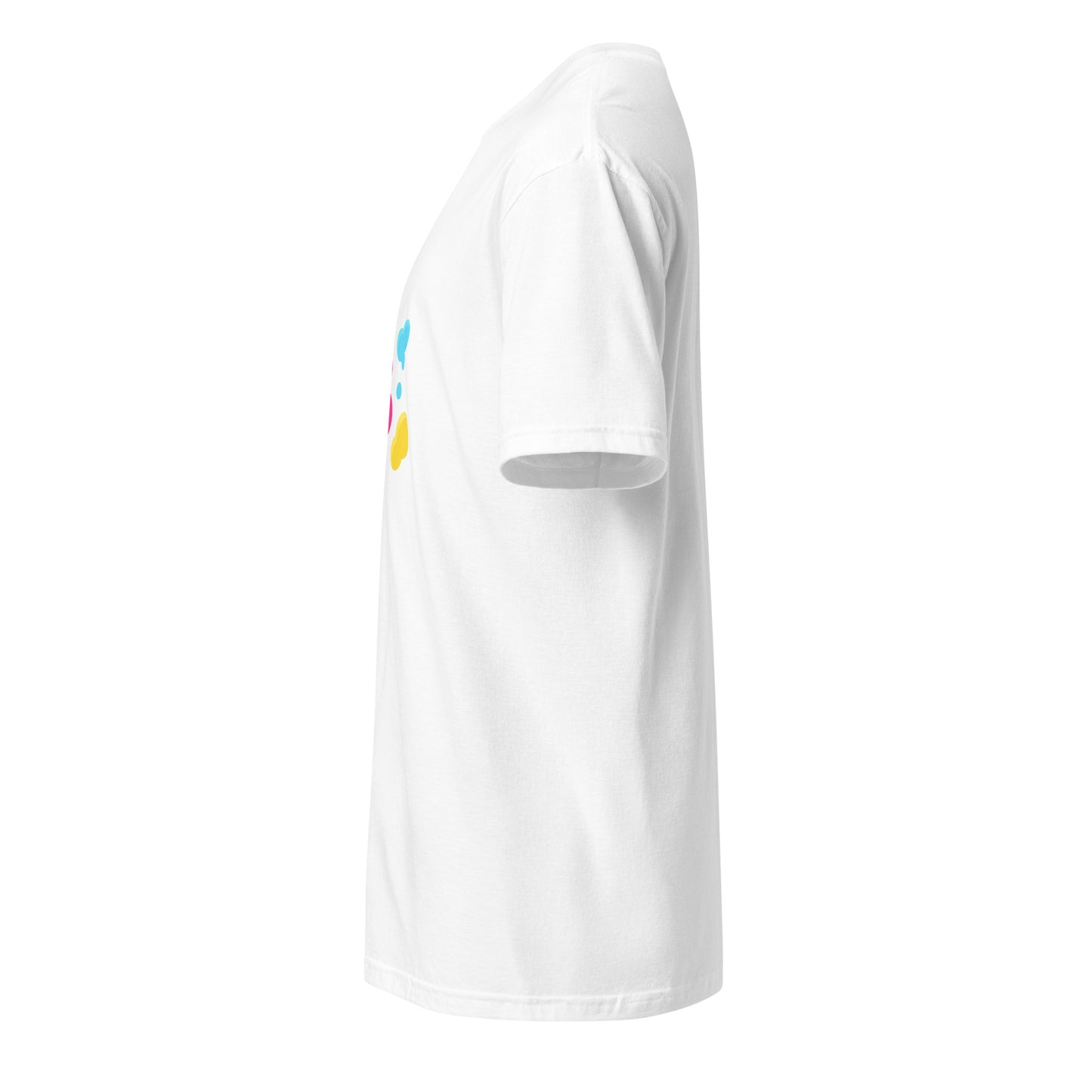 Splat - Urban Paint Splash - Short-Sleeve Unisex T-Shirt - Graphic Tee - White - Left side