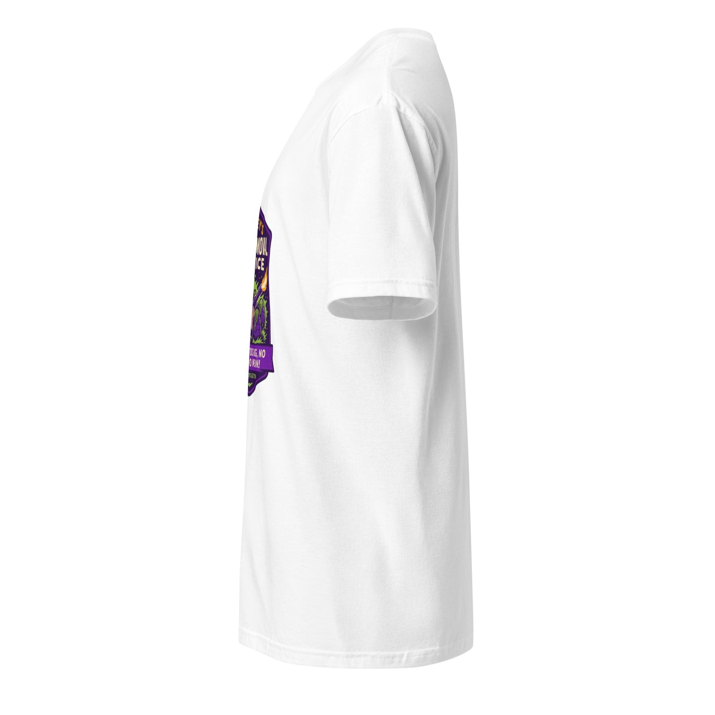 Ripley’s Bug Removal Service – Xenomorph Exterminator - Short-Sleeve Unisex T-Shirt - Graphic Tee - White - Left side