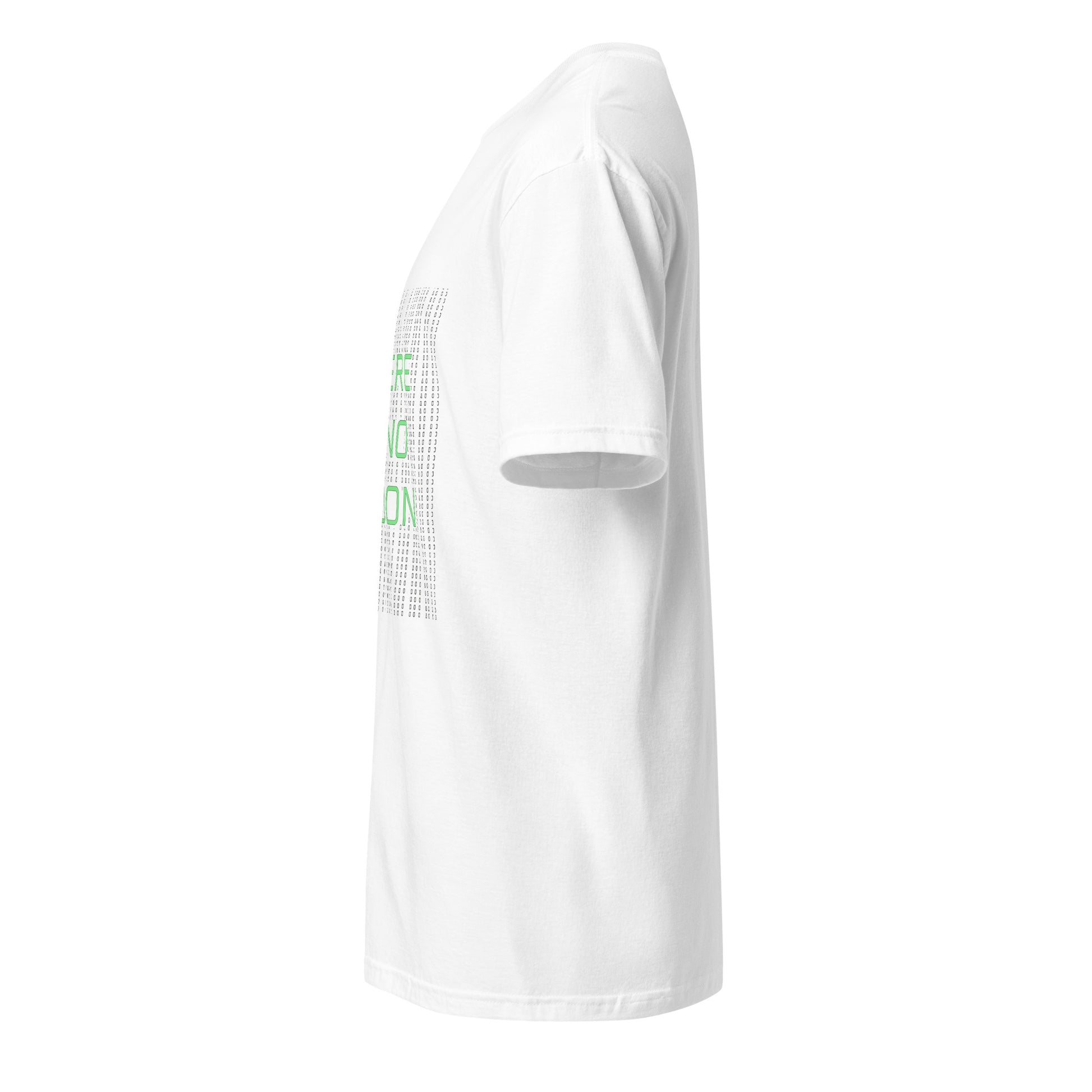 There Is No Spoon - Sci-Fi Nostalgia - Short-Sleeve Unisex T-Shirt - Graphic Tee - White - Left side