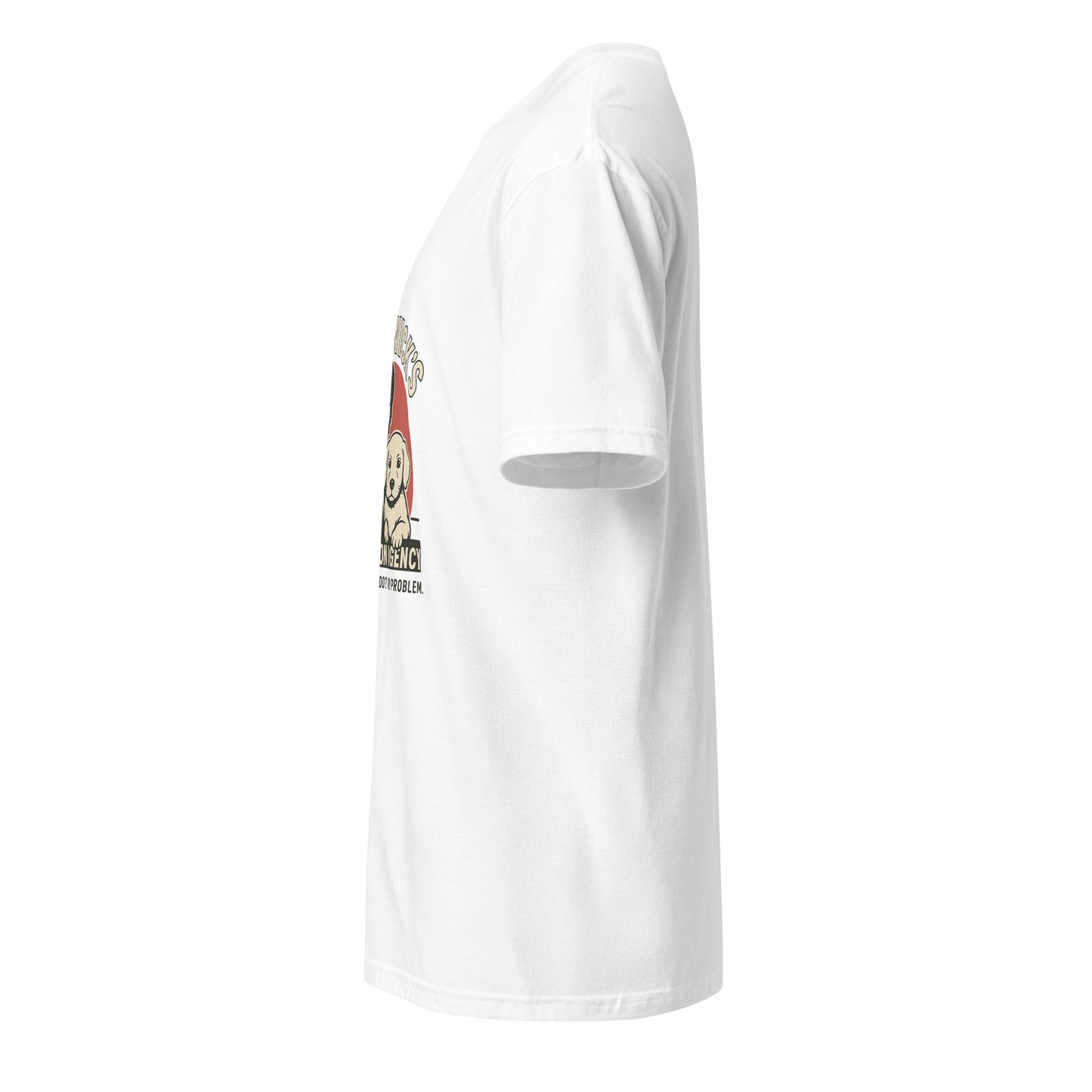 John Wick – Puppy Protection Agency - Film Fan - Short-Sleeve Unisex T-Shirt - Graphic Tee - White - Left side