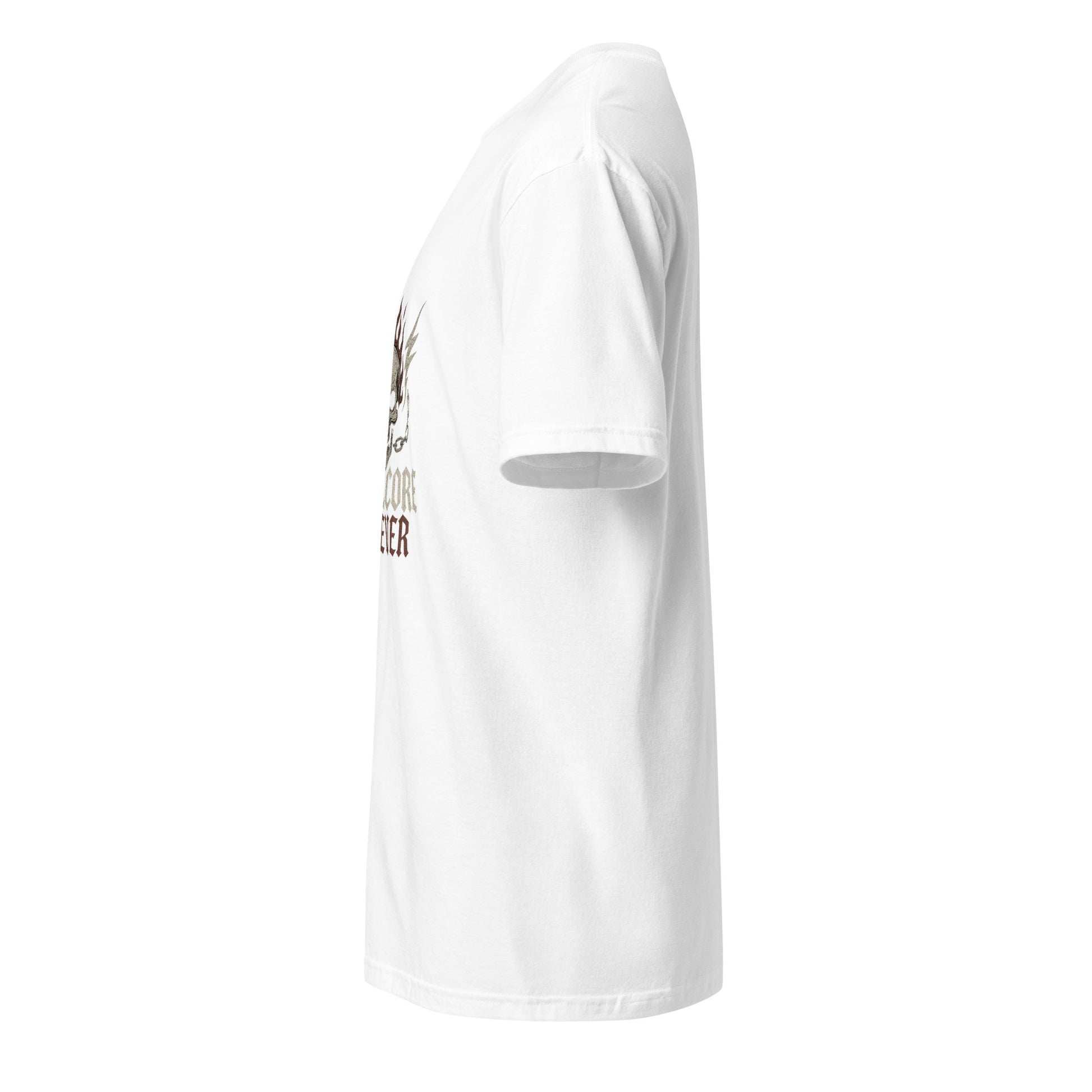 Metal Core Forever – Heavy Metal - Short-Sleeve Unisex T-Shirt - Graphic Tee - White - Left side