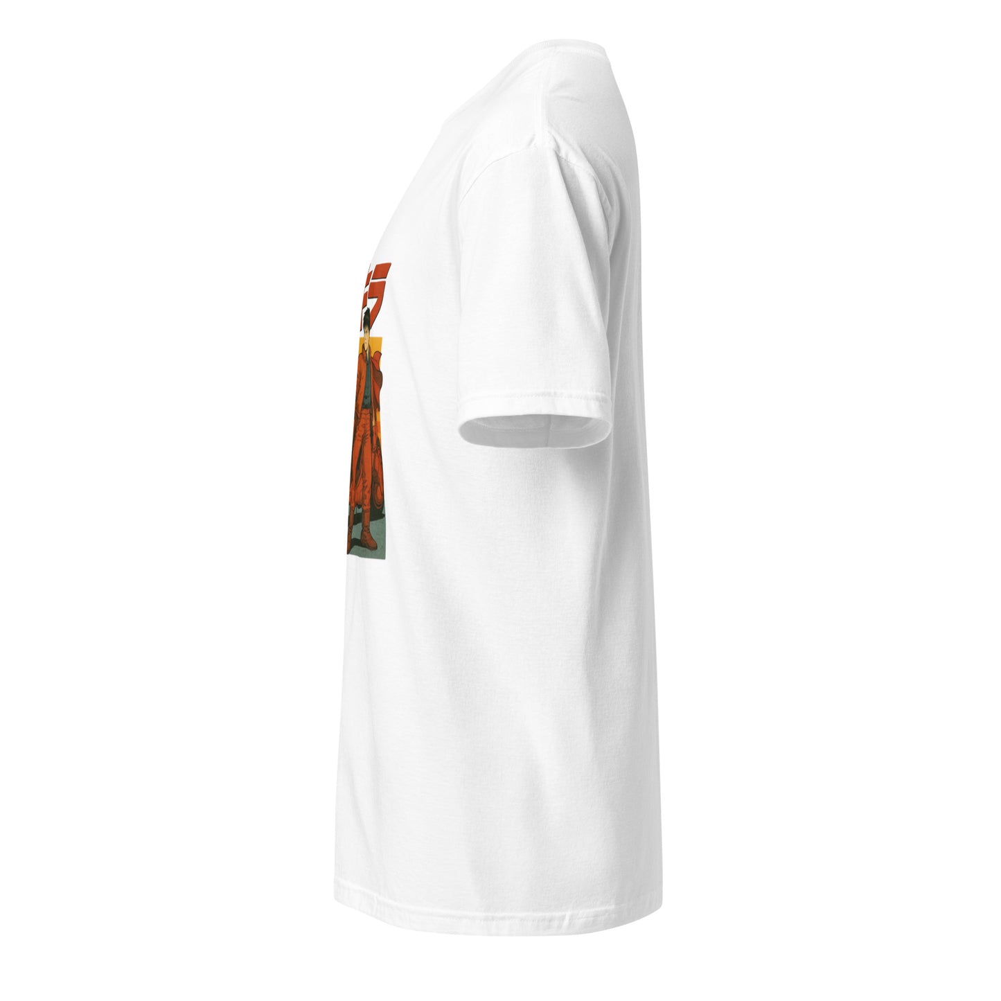 Neo-Tokyo Awaits – Retro Manga - Short-Sleeve Unisex T-Shirt - Graphic Tee - White - Left side