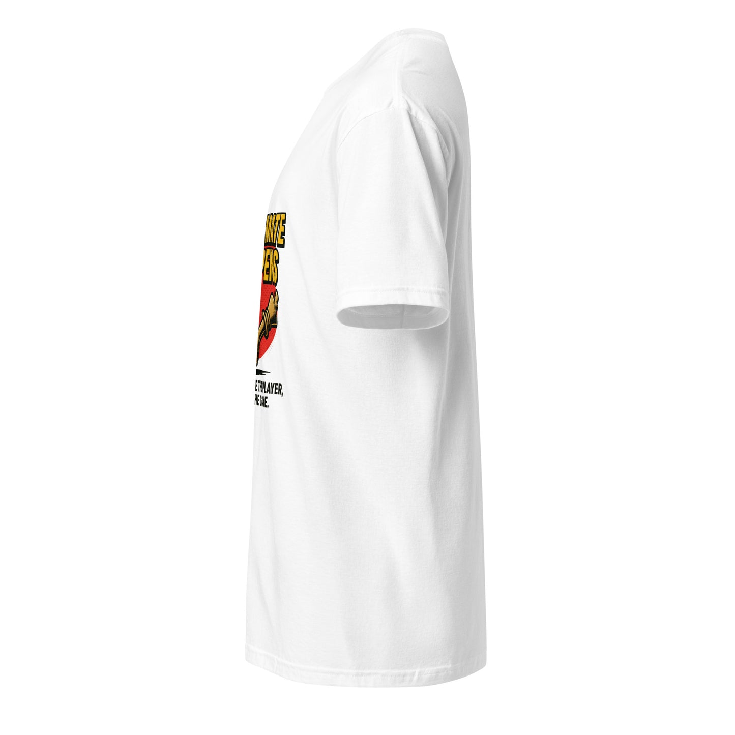 Checkmate Happens – Chess Lovers - Short-Sleeve Unisex T-Shirt - Graphic Tee - White - Left side