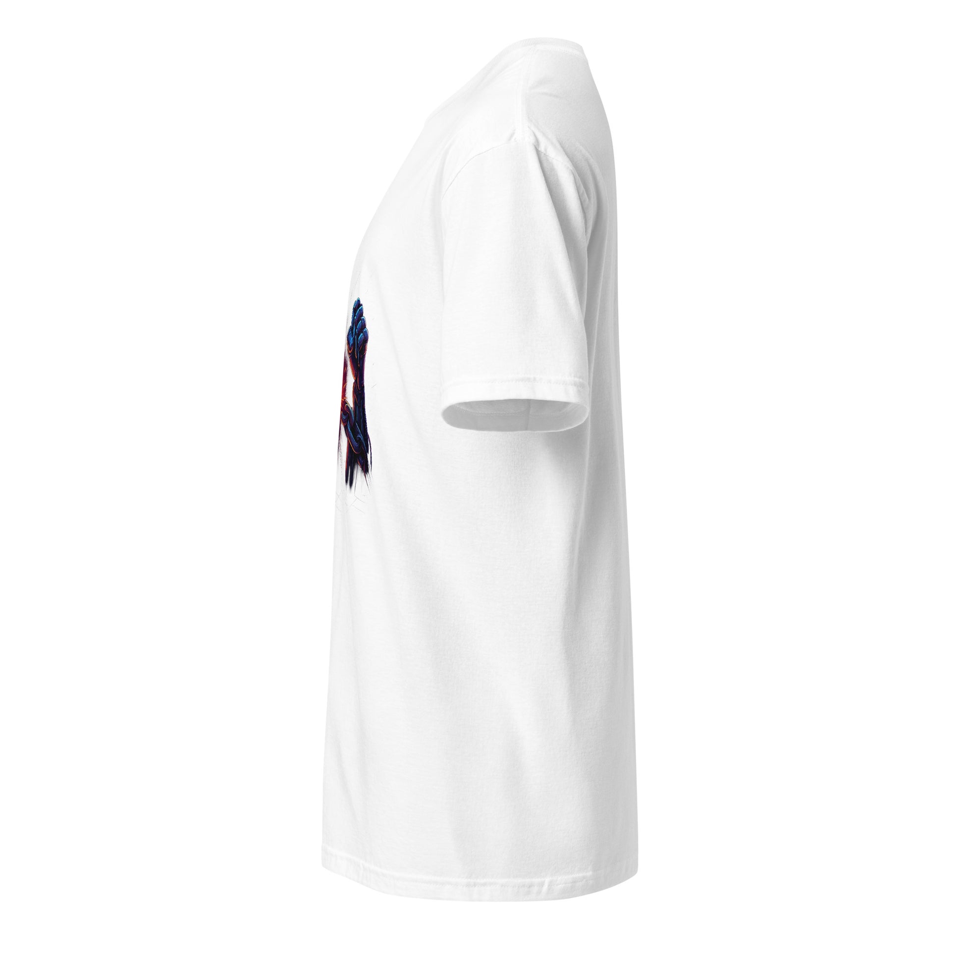 Android Uprising – The Future Fights Back - Short-Sleeve Unisex T-Shirt - Graphic Tee - White - Left side