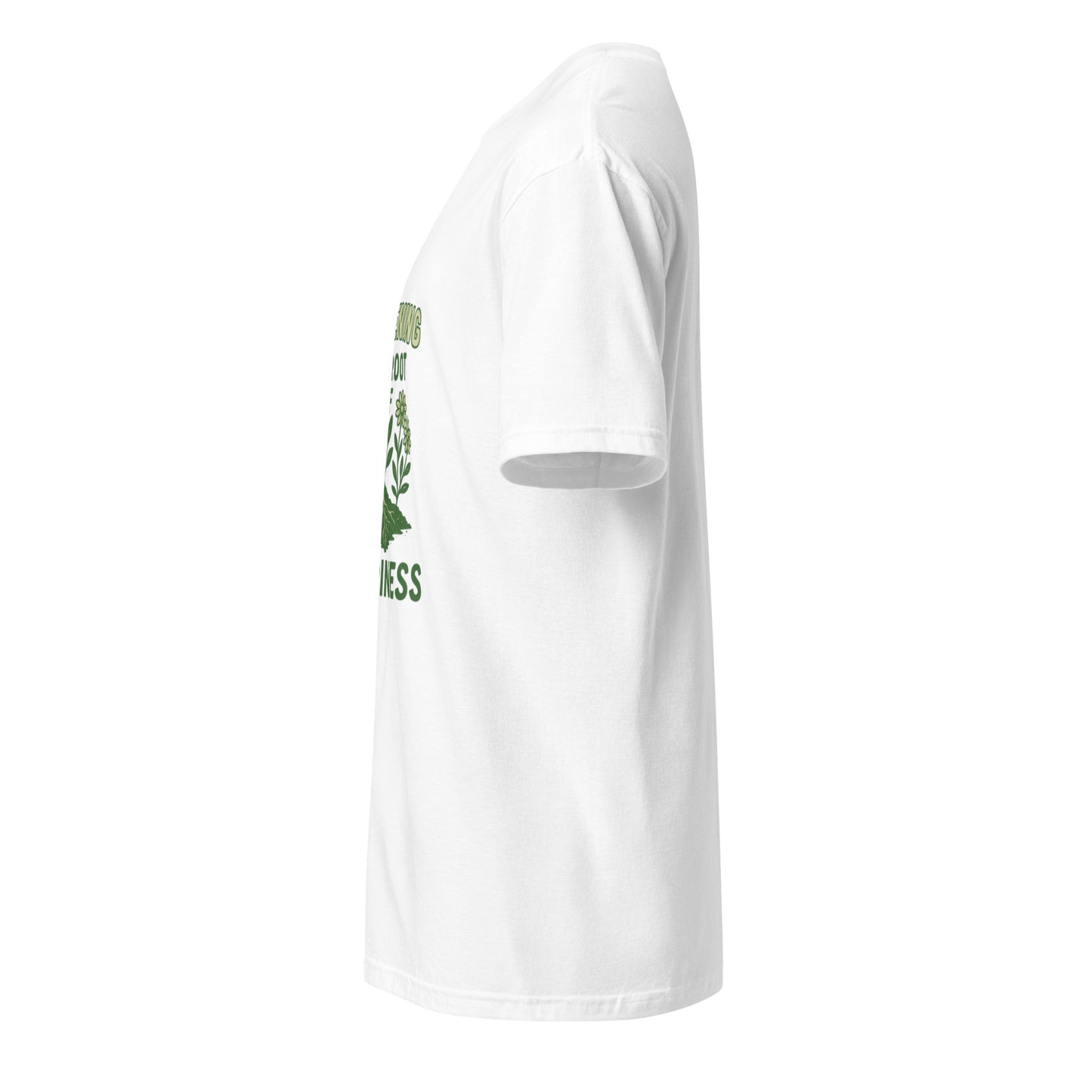 Root Of Happiness - Nature Lover’s - Short-Sleeve Unisex T-Shirt - Graphic Tee - White - Left side