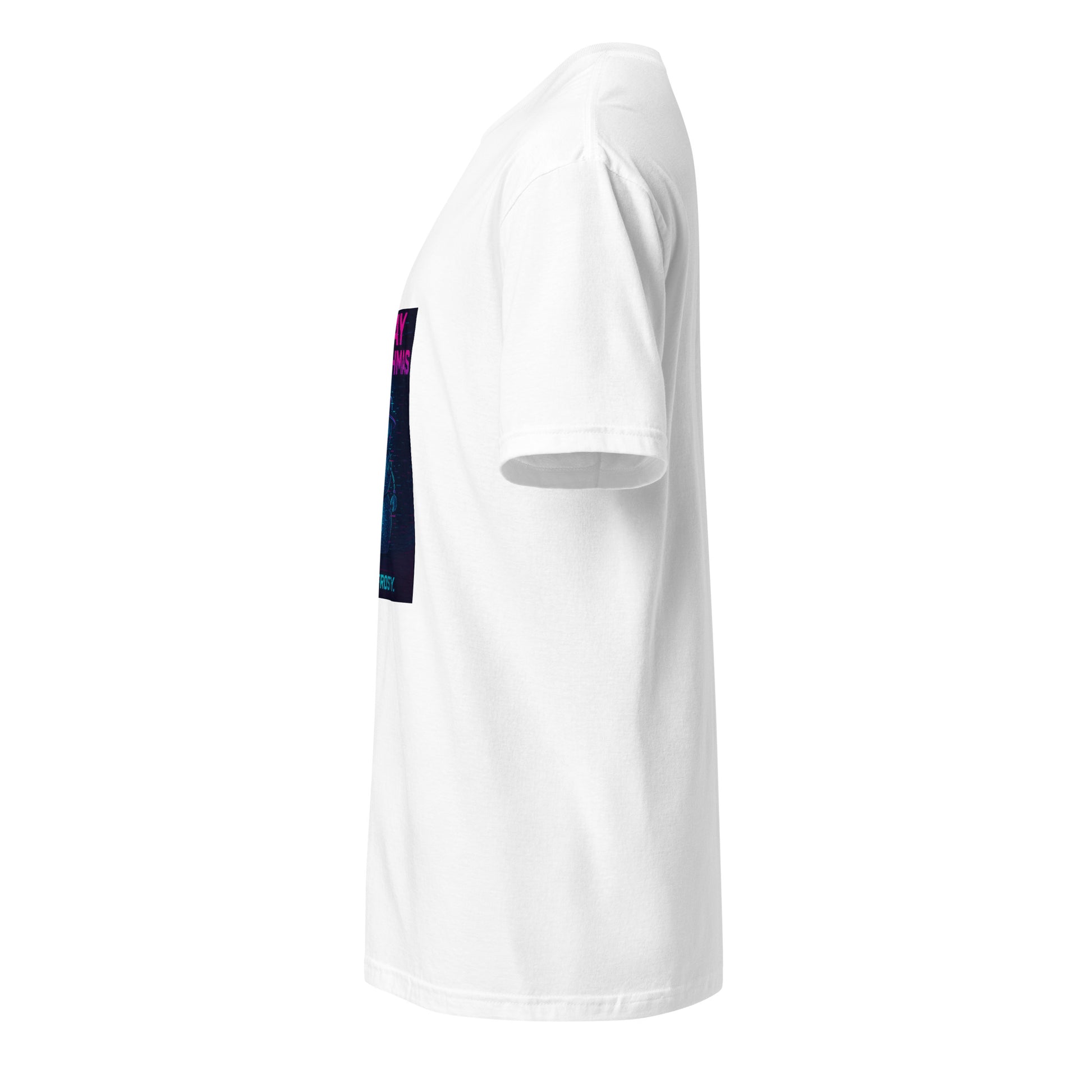 Frostbyte - Stay Glitchmas - Short-Sleeve Unisex T-Shirt - Graphic Tee - White - Left side