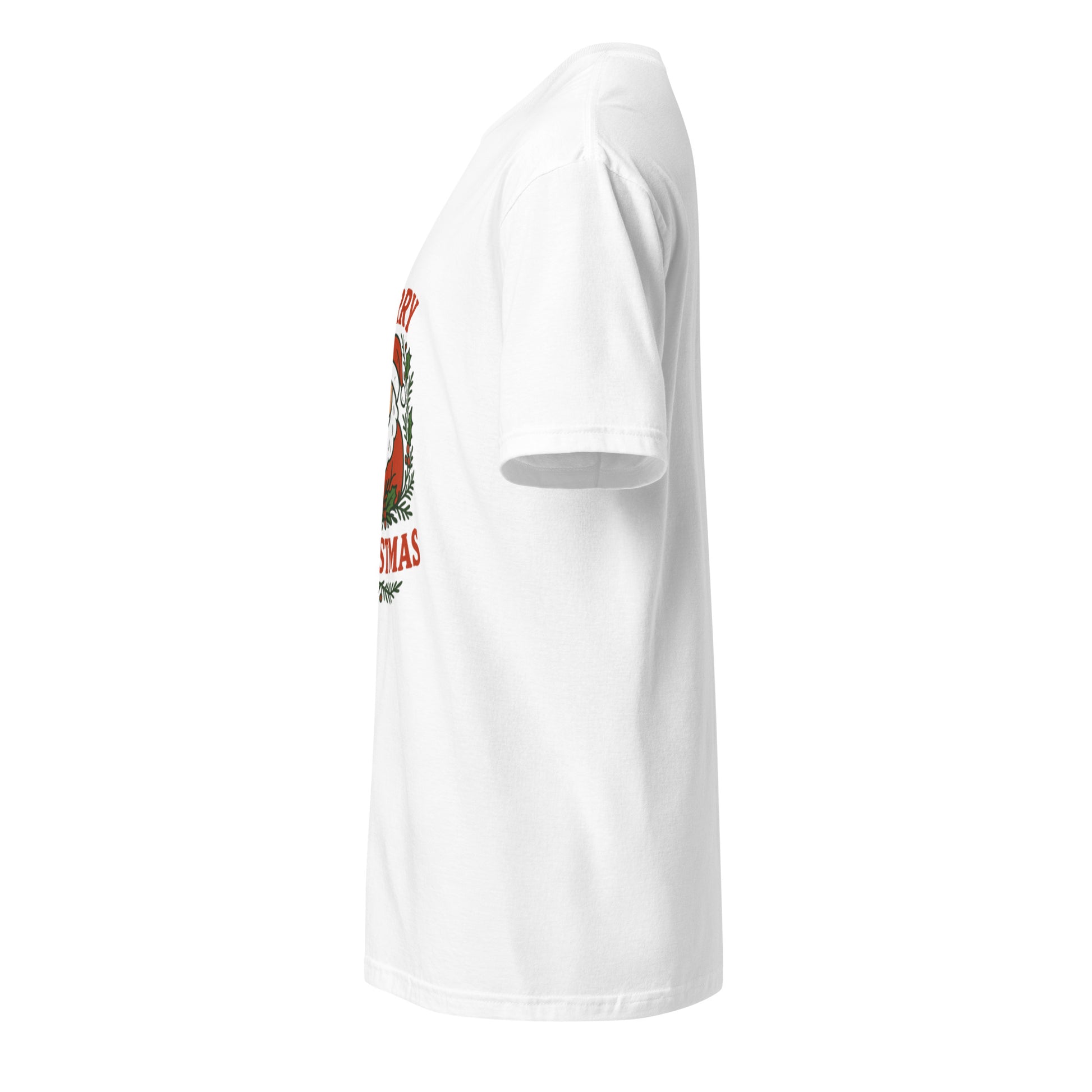 Merry Christmas - Holiday Cheer - Short-Sleeve Unisex T-Shirt - Graphic Tee - White - Left side