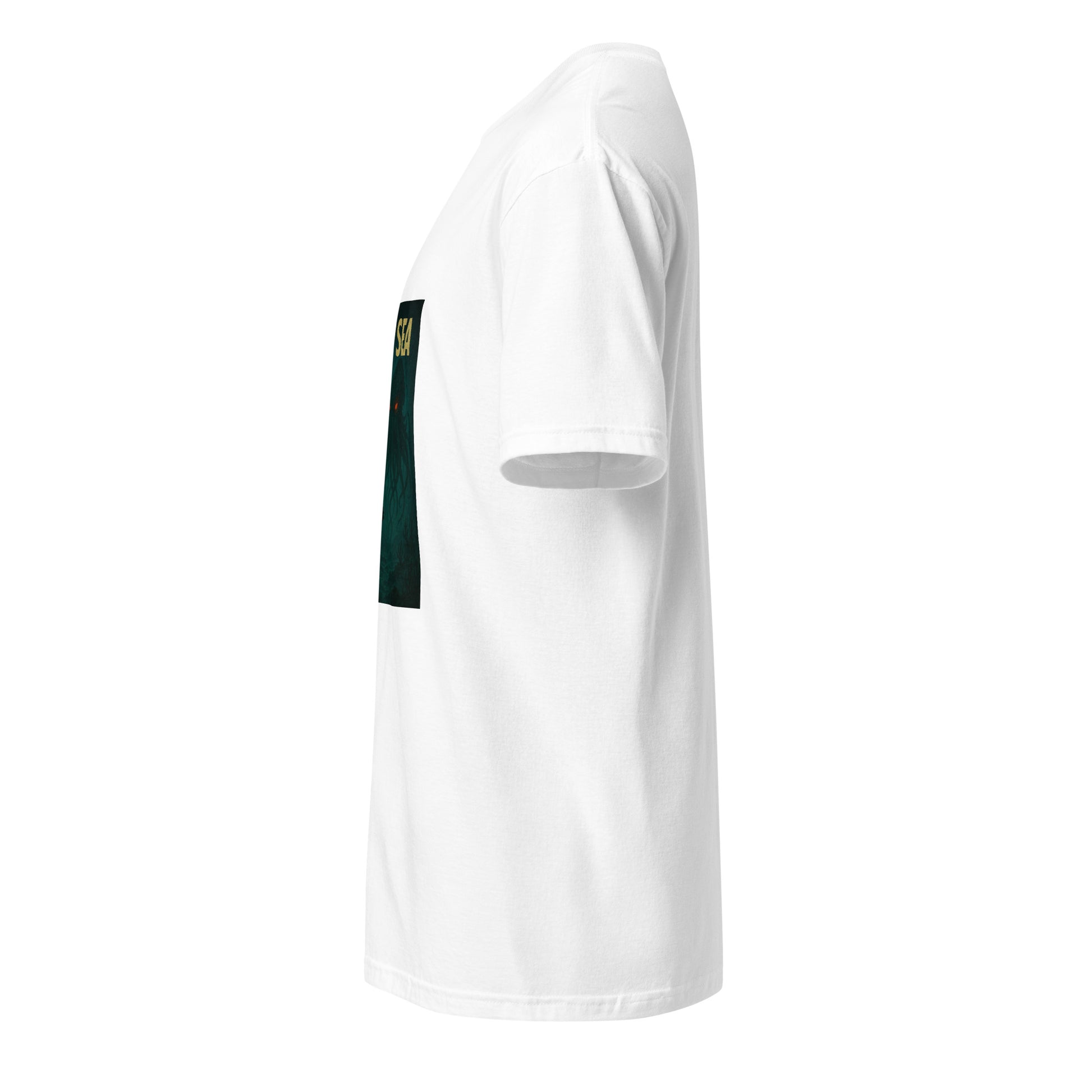 Deep Sea - Oceanic Mystery - Short-Sleeve Unisex T-Shirt - Graphic Tee - White - Left side