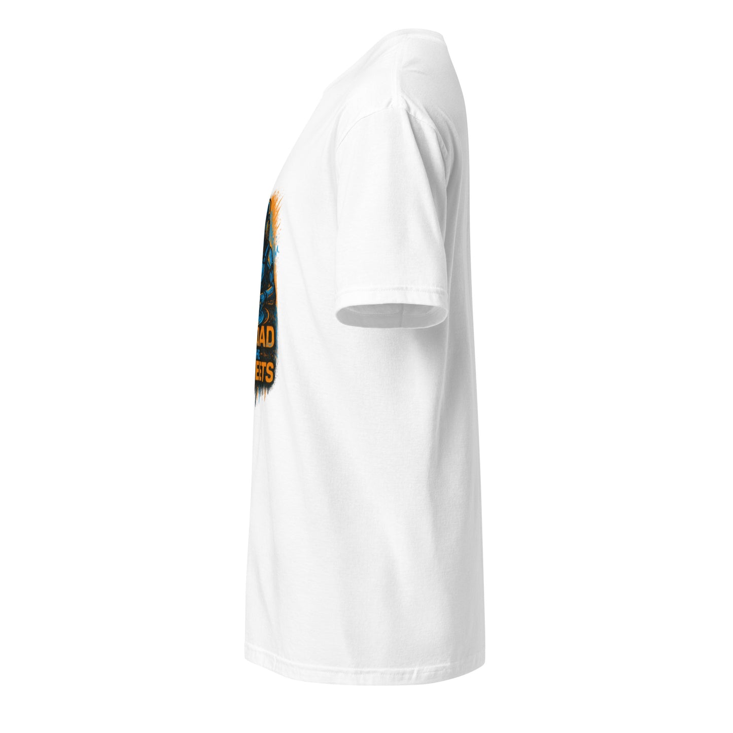 Upload the Streets - Urban Rave - Short-Sleeve Unisex T-Shirt - Graphic Tee - White - Left side