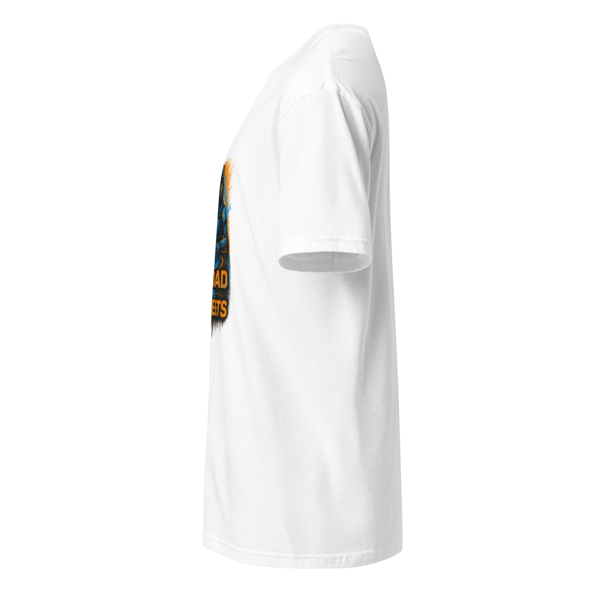 Upload the Streets - Urban Rave - Short-Sleeve Unisex T-Shirt - Graphic Tee - White - Left side