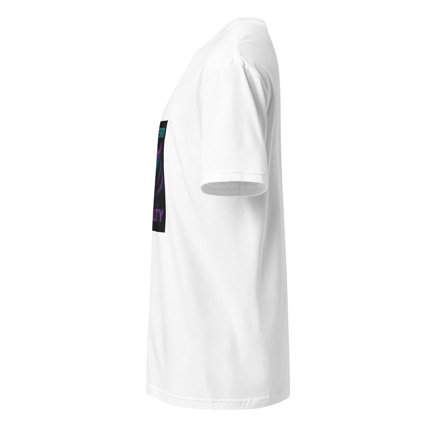 Splintered Reality - Cosmic Chaos - Short-Sleeve Unisex T-Shirt - Graphic Tee - White - Left side