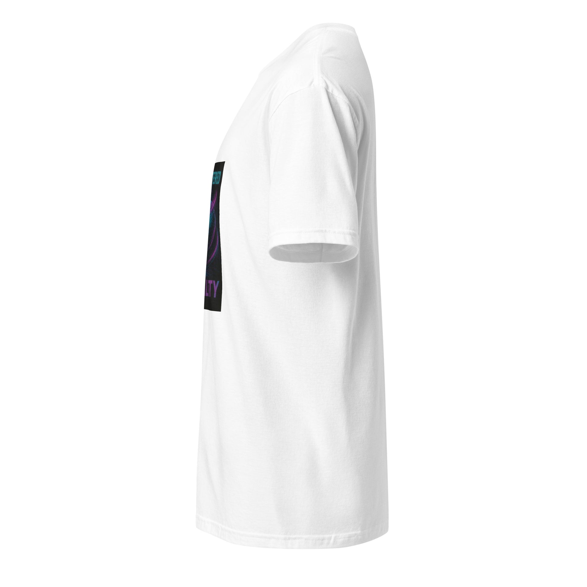 Splintered Reality - Cosmic Chaos - Short-Sleeve Unisex T-Shirt - Graphic Tee - White - Left side