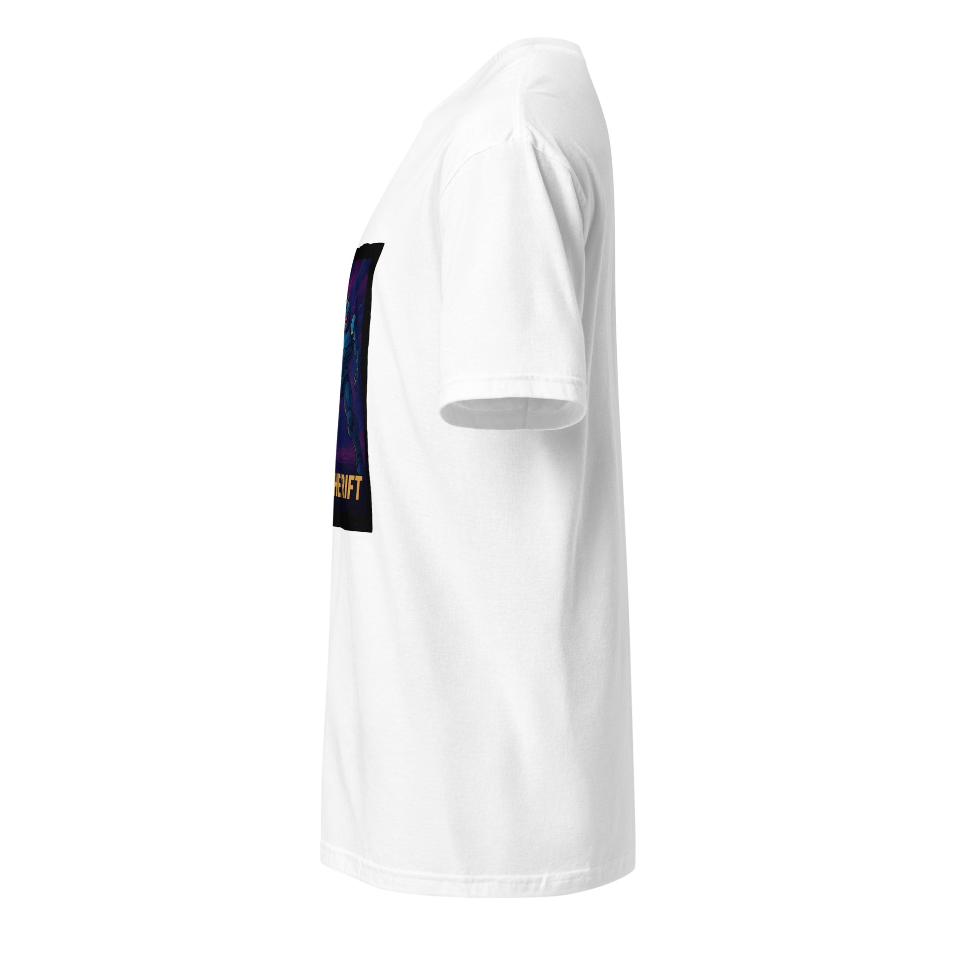 Photon Rift Warrior – Dimensional Blade Champion - Short-Sleeve Unisex T-Shirt - Graphic Tee - White - Left side