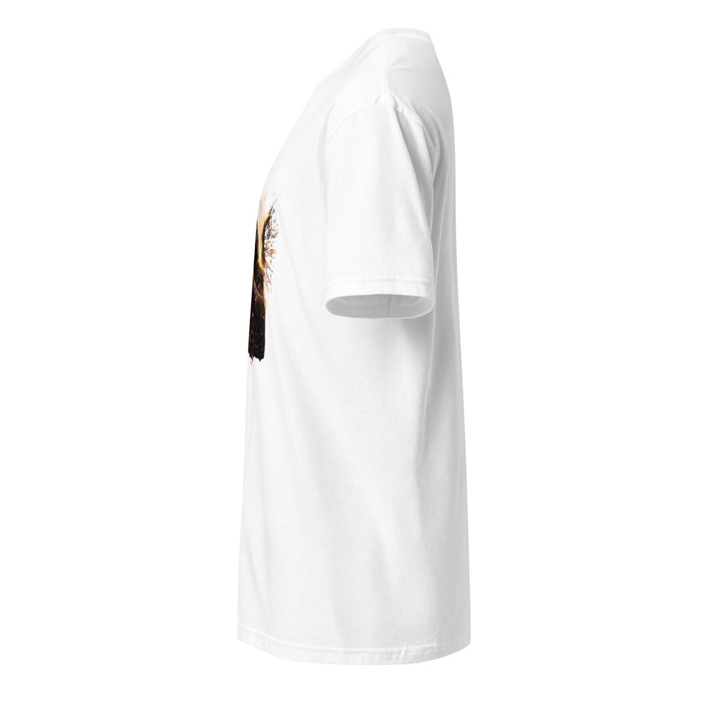 Cover Up Seraph: Firewall Broken – Cyber Angel - Short-Sleeve Unisex T-Shirt - Graphic Tee - White - Left side