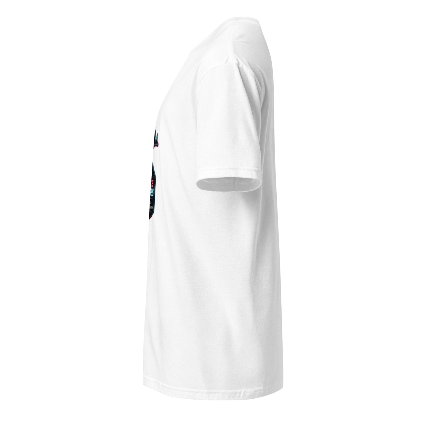 Nice Futures Sold Separately – Cyber Satire Streetwear - Short-Sleeve Unisex T-Shirt - Graphic Tee - White - Left side