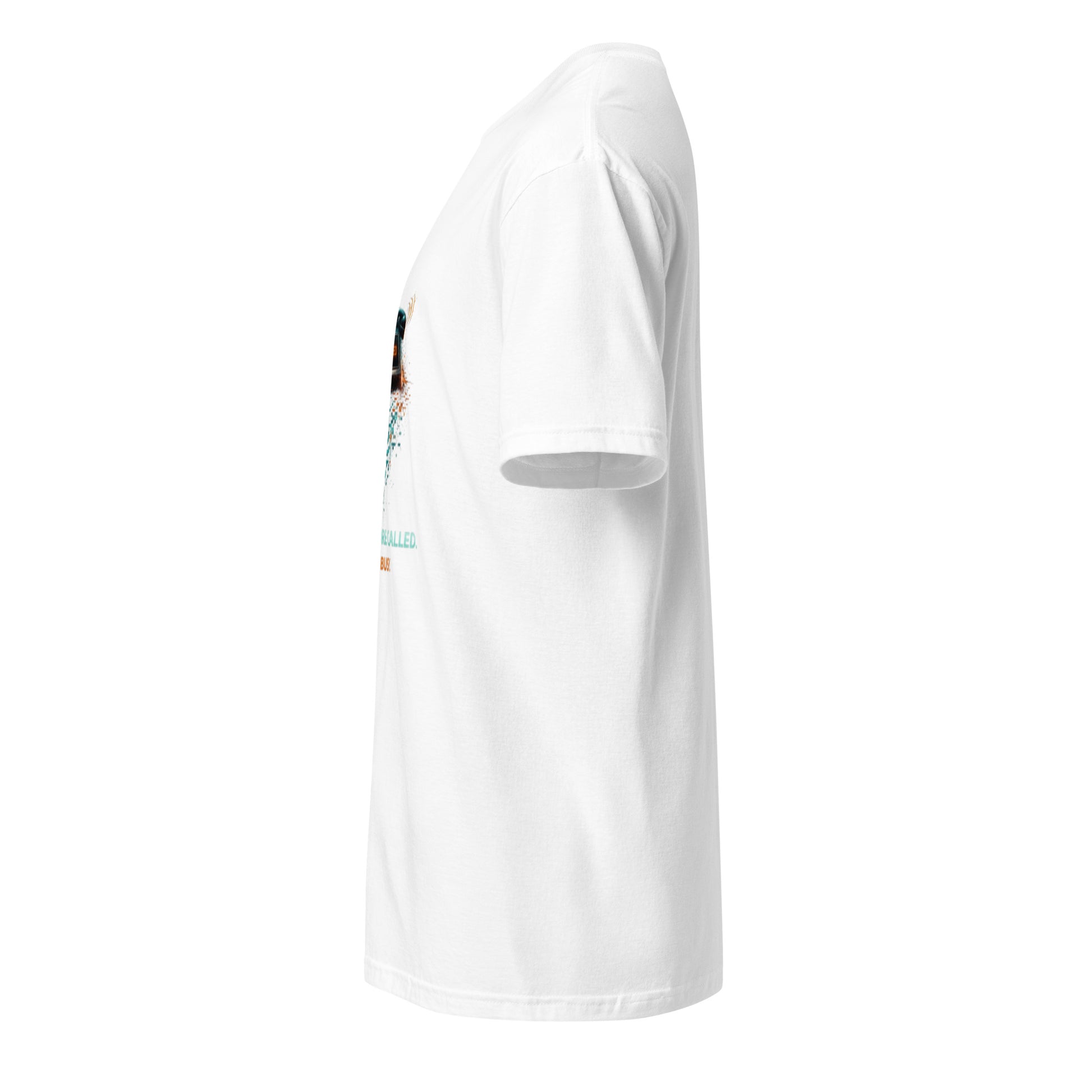 The Future Called. It’s Busy. – Cyber Sarcasm - Short-Sleeve Unisex T-Shirt - Graphic Tee - White - Left side