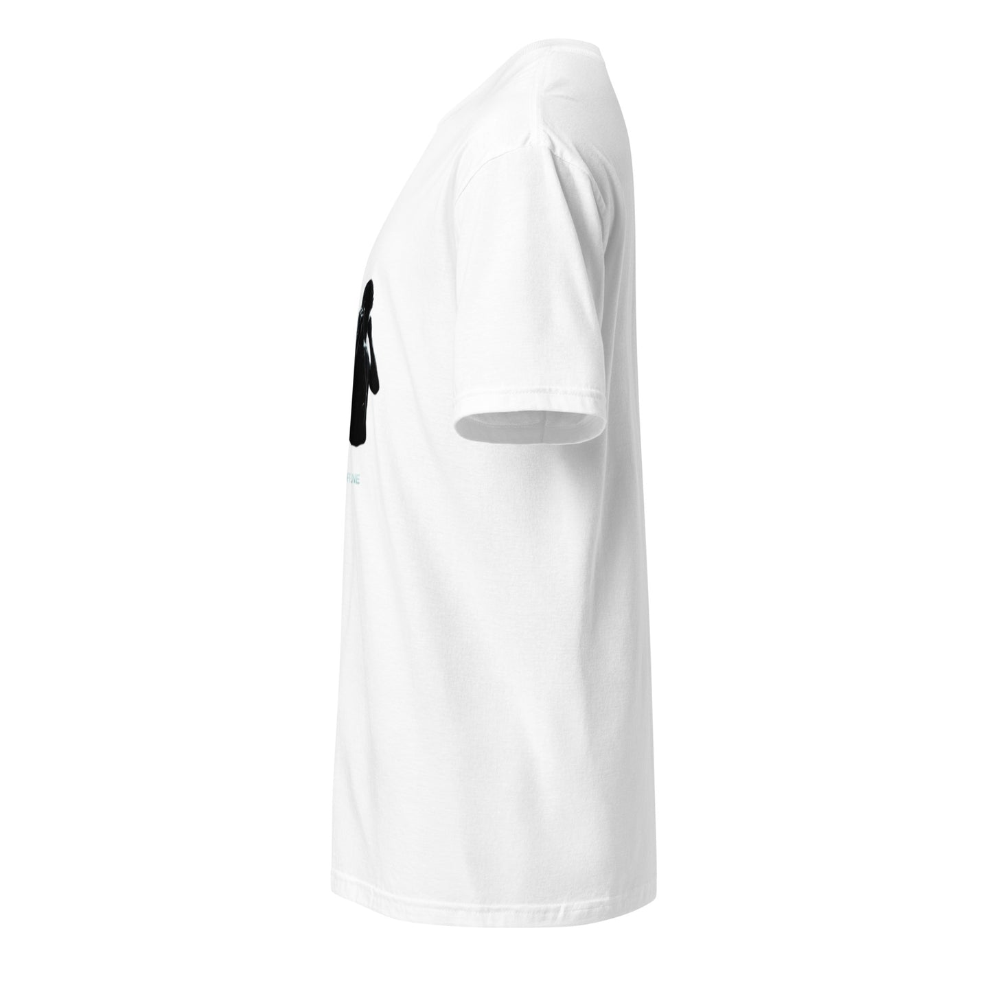 Train Offline – Minimal Gym - Short-Sleeve Unisex T-Shirt - Graphic Tee - White - Left side