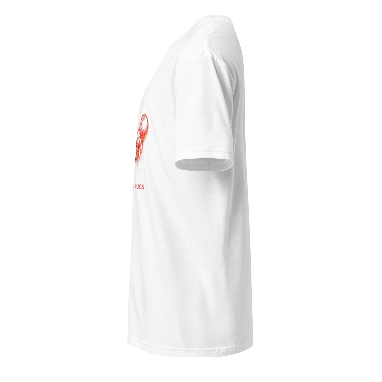 Digital Drugs – Rave Culture - Short-Sleeve Unisex T-Shirt - Graphic Tee - White - Left side