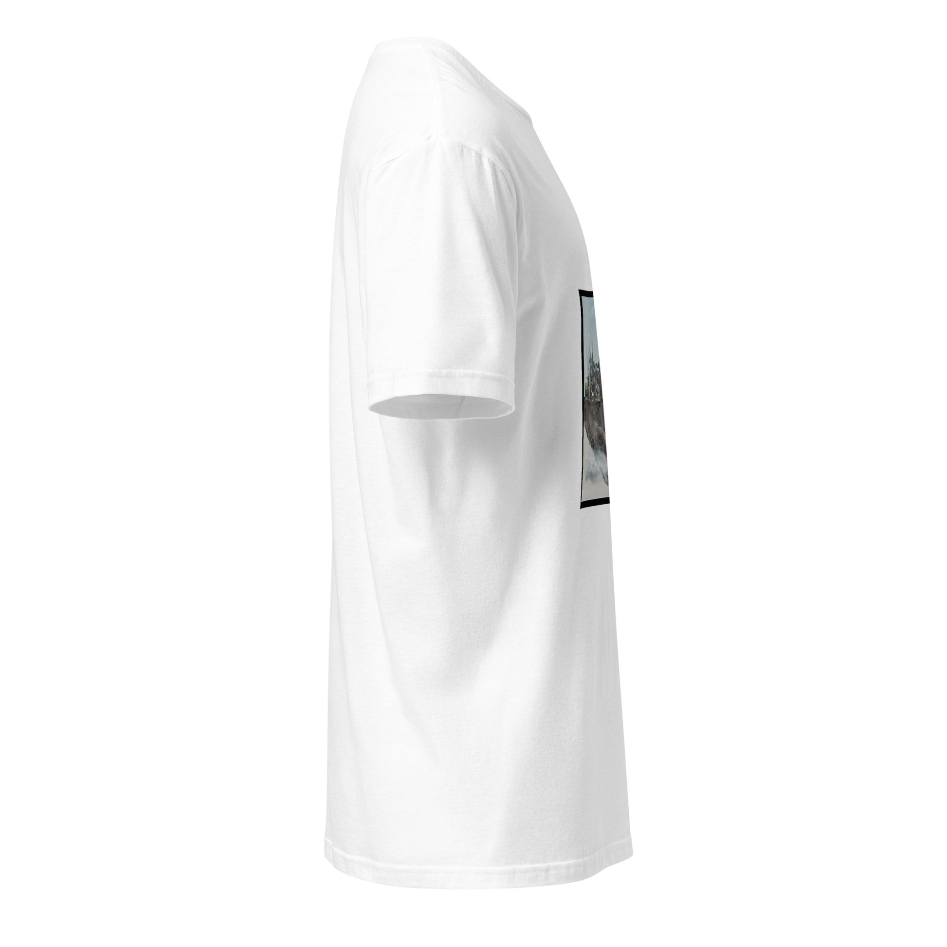Utopia - City In The Clouds - Short-Sleeve Unisex T-Shirt - Graphic Tee - White - Right side