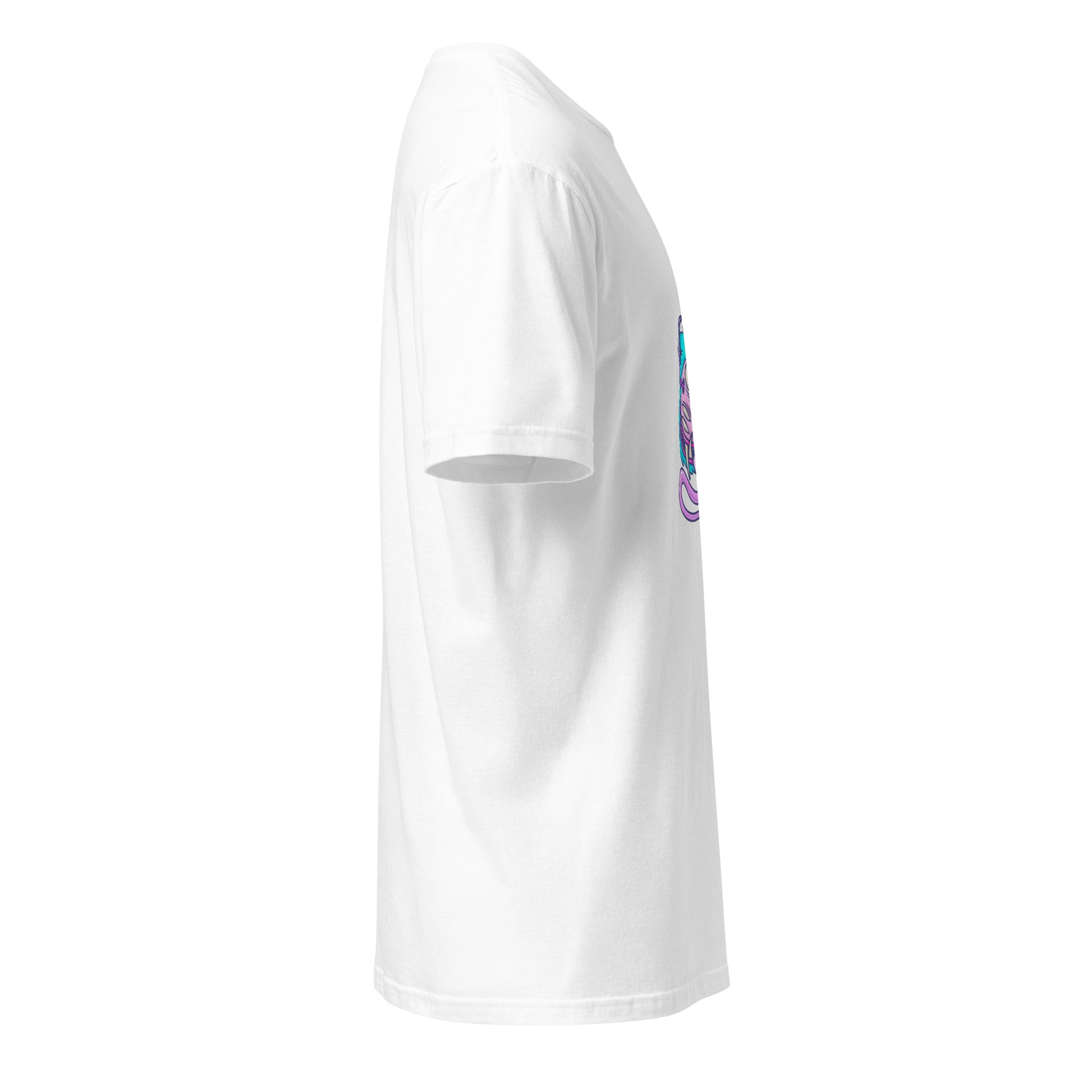 Monsta 2 - Urban Monsta Collection - Short-Sleeve Unisex T-Shirt - Graphic Tee - White - Right side