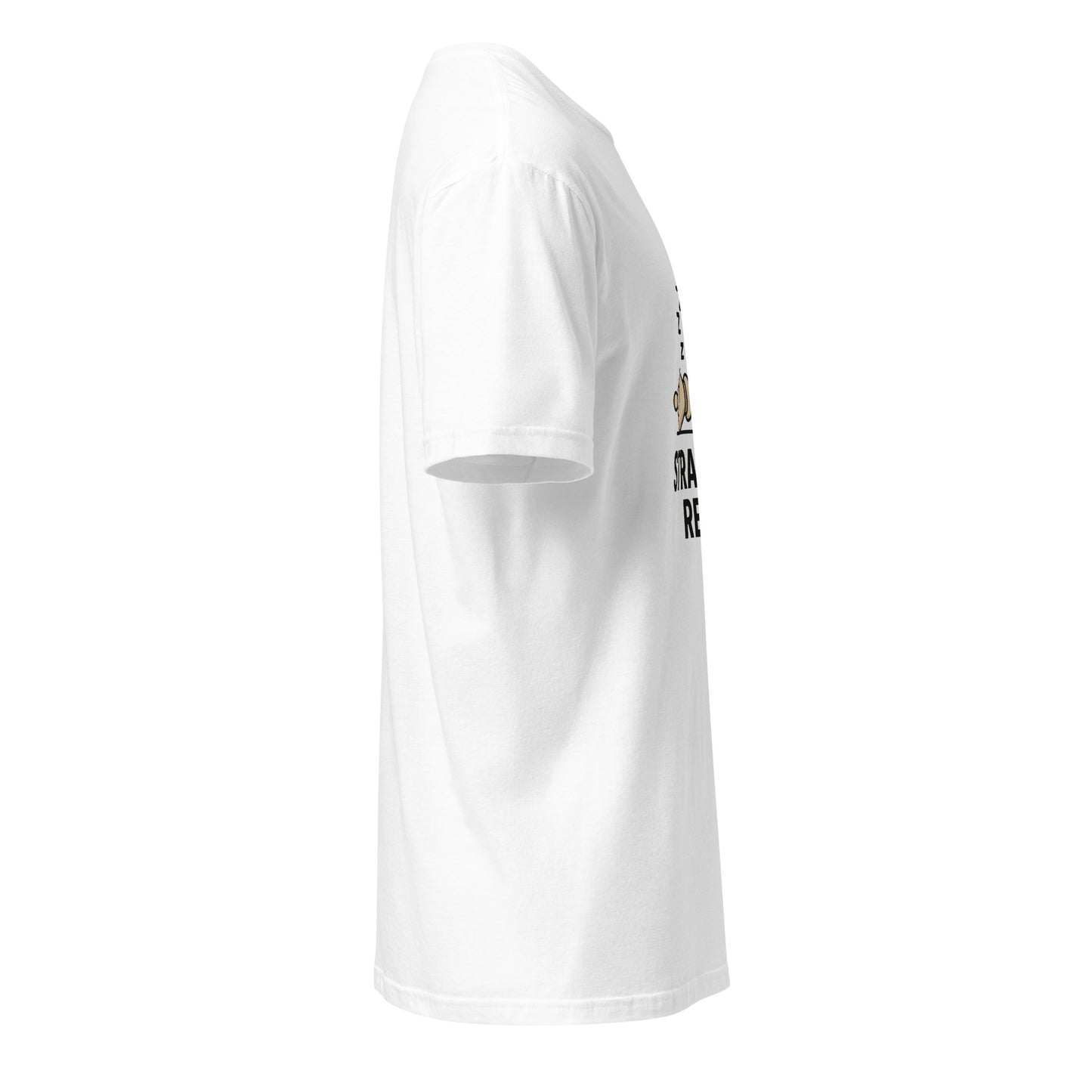 Strategic Rest – The Smart Way To Recharge - Short-Sleeve Unisex T-Shirt - Graphic Tee - White - Right side