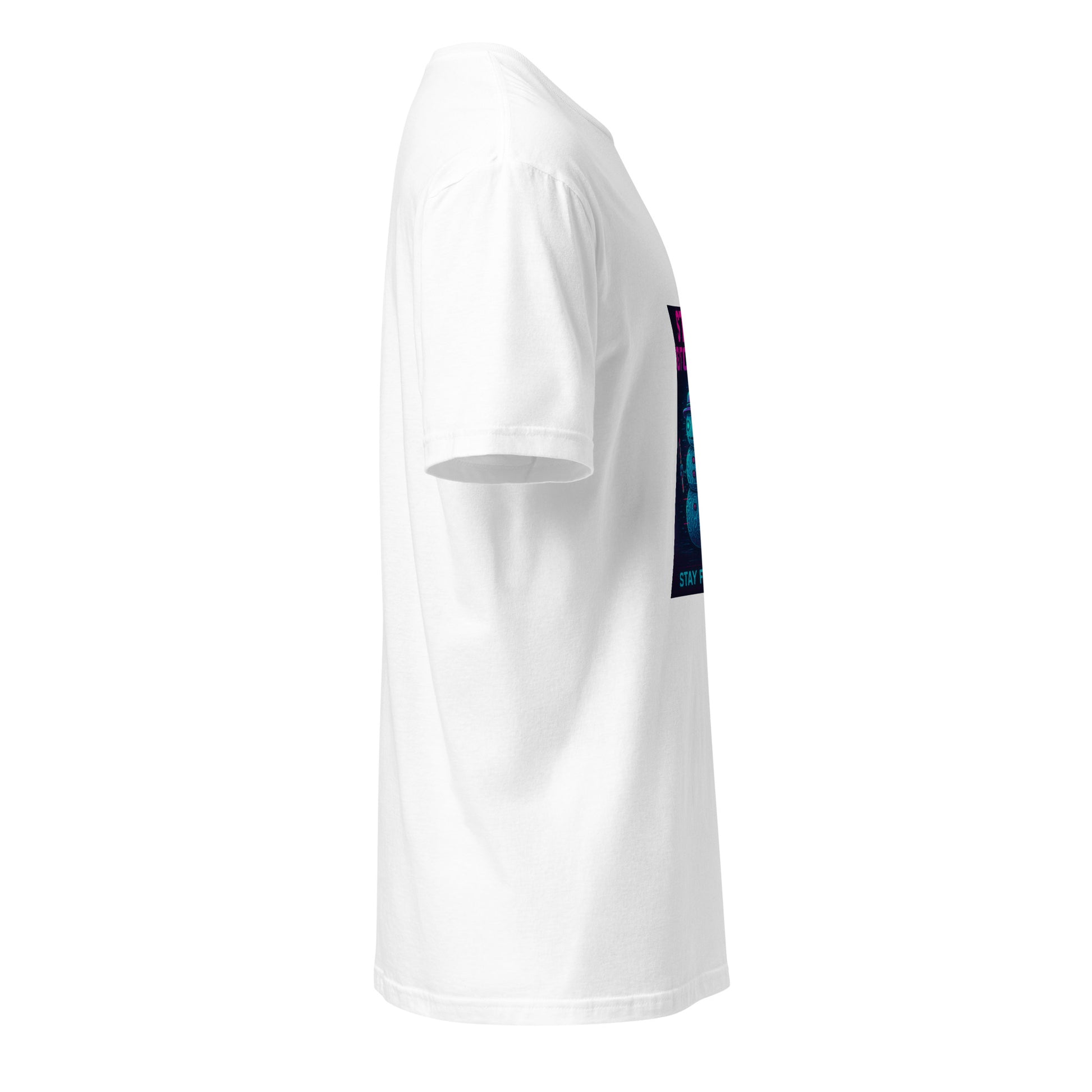 Frostbyte - Stay Glitchmas - Short-Sleeve Unisex T-Shirt - Graphic Tee - White - Right side