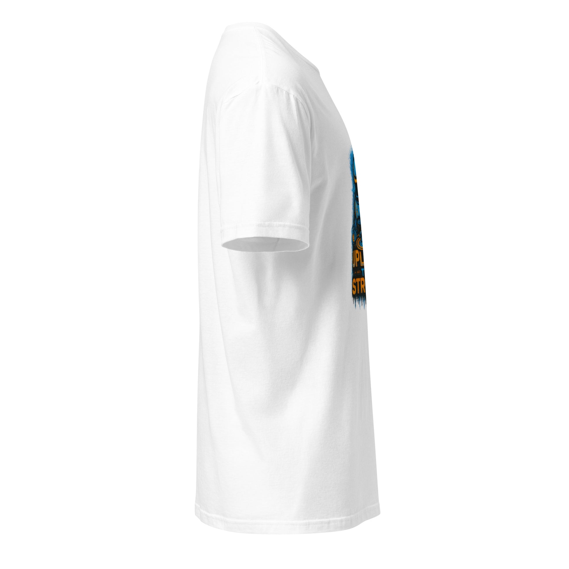 Upload the Streets - Urban Rave - Short-Sleeve Unisex T-Shirt - Graphic Tee - White -  Right side