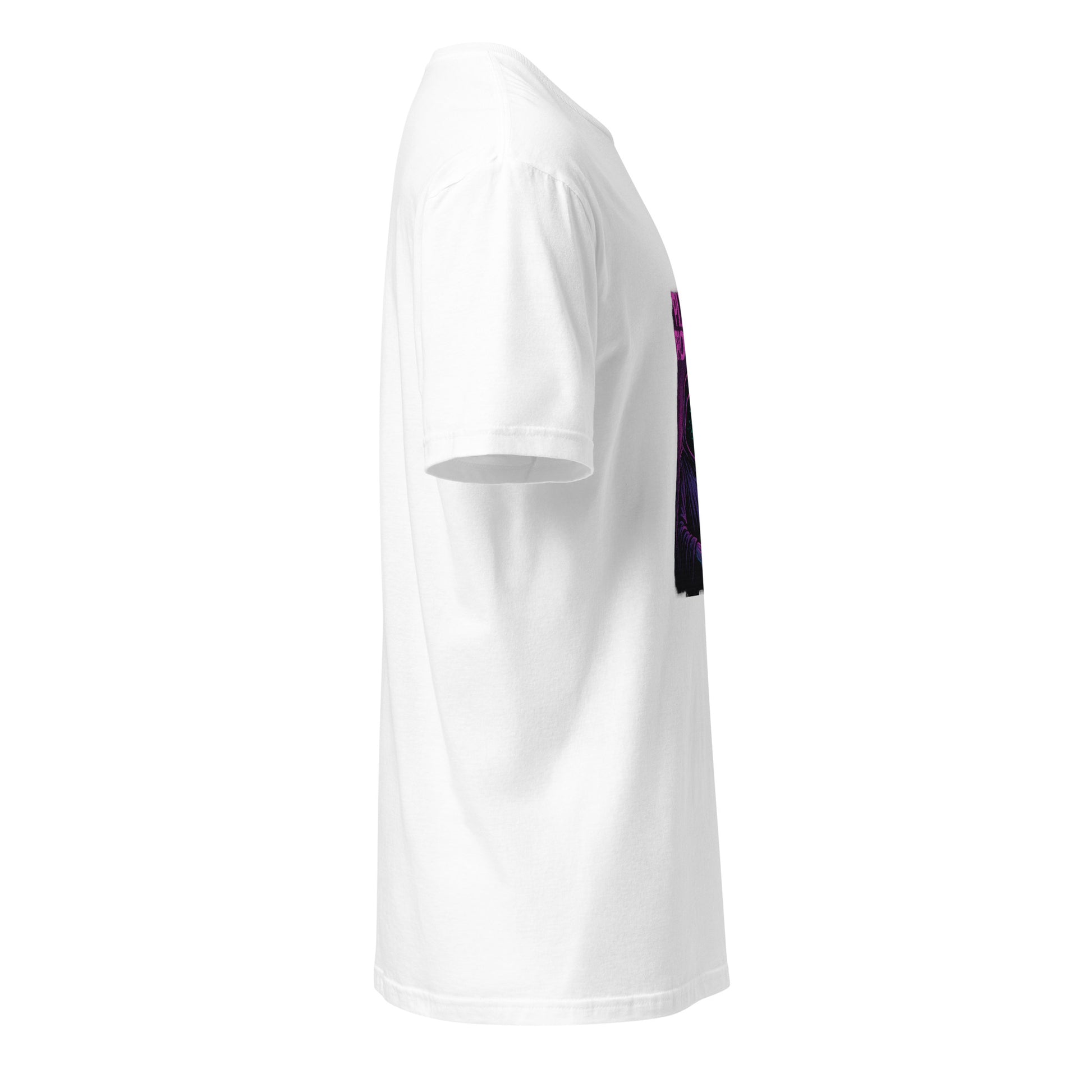 Pixel Prophet - Street Mysticism - Short-Sleeve Unisex T-Shirt - Graphic Tee - White - Right side