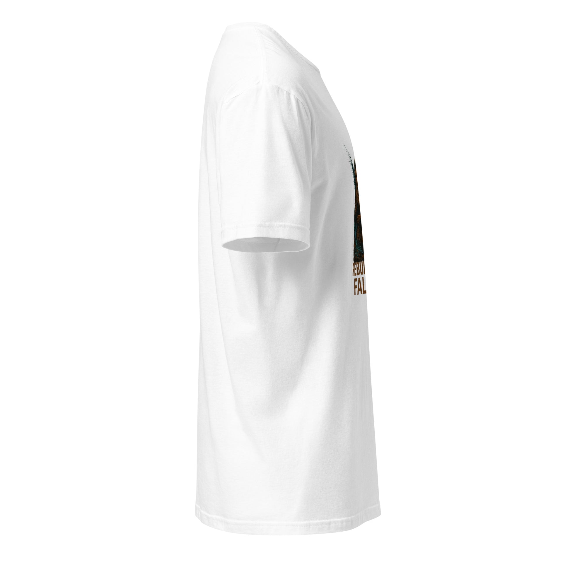 Digital Saint of Ruins - Cyber Faith - Short-Sleeve Unisex T-Shirt - Graphic Tee - White - Right side